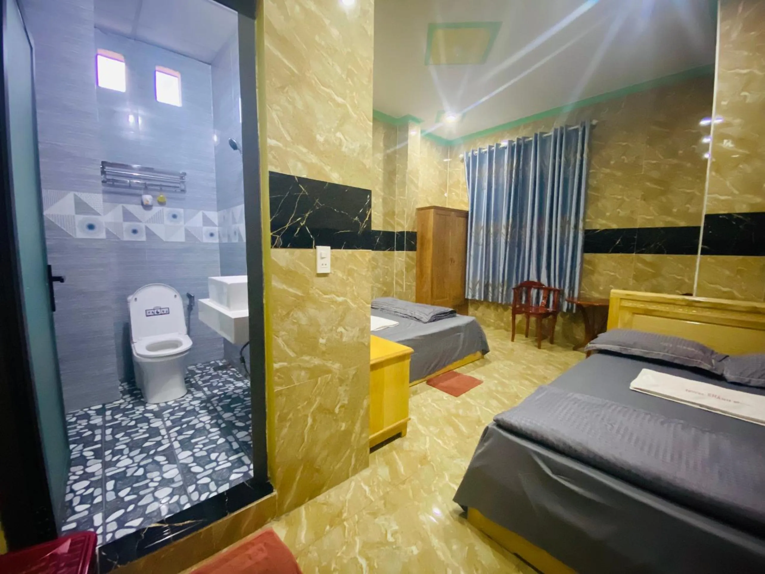 Bed in Khách Sạn Khánh Bình - Bình Dương