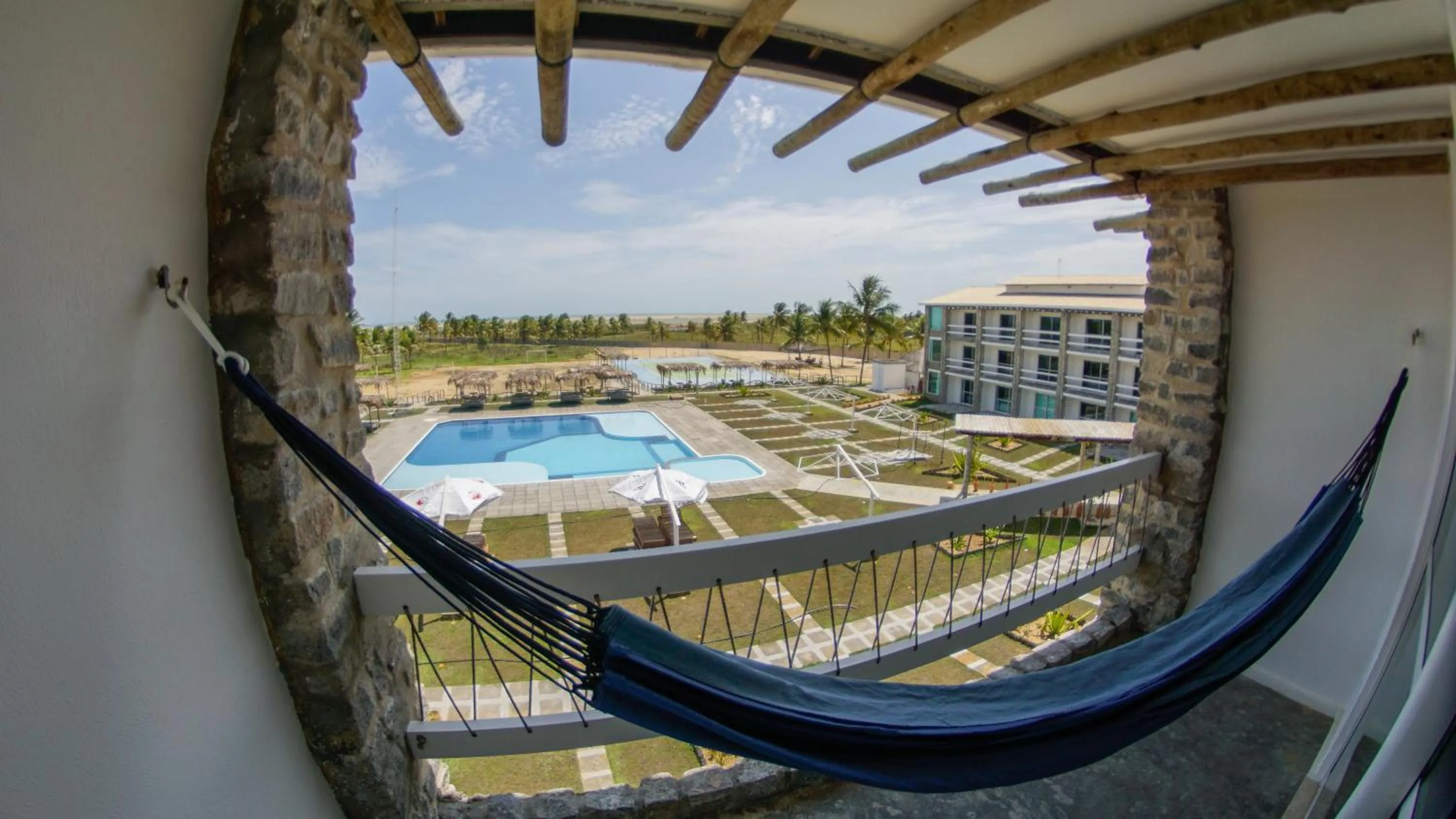 Pool view in Eco Privillege Hotel