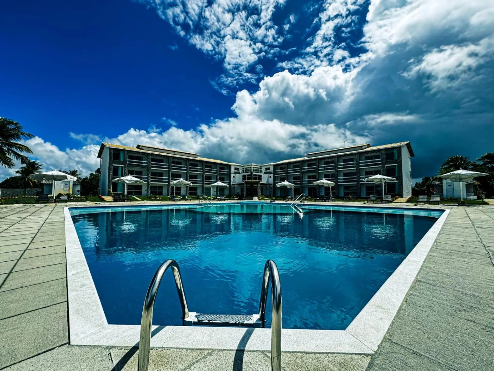 Pool view in Eco Privillege Hotel
