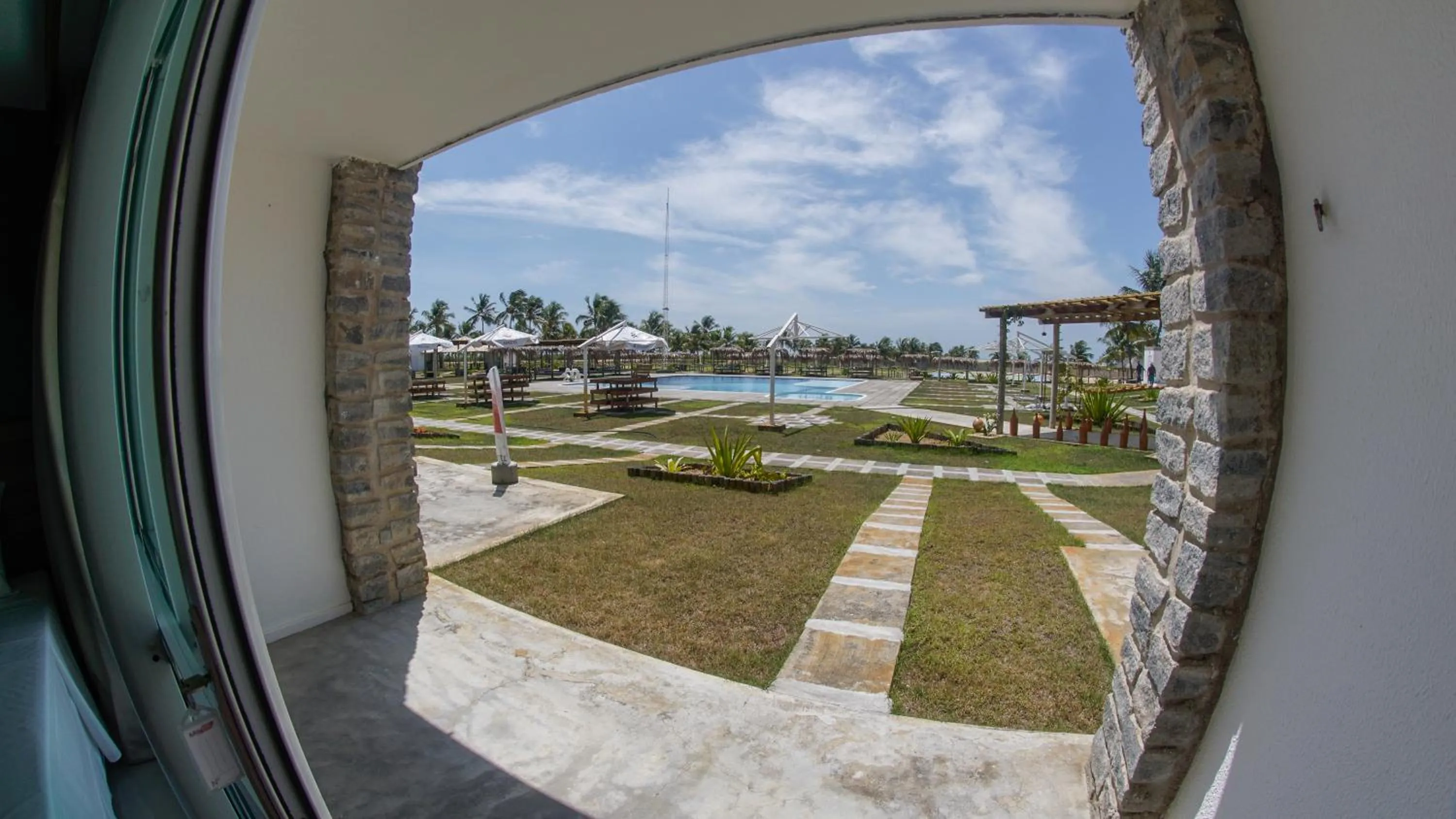 Patio in Eco Privillege Hotel