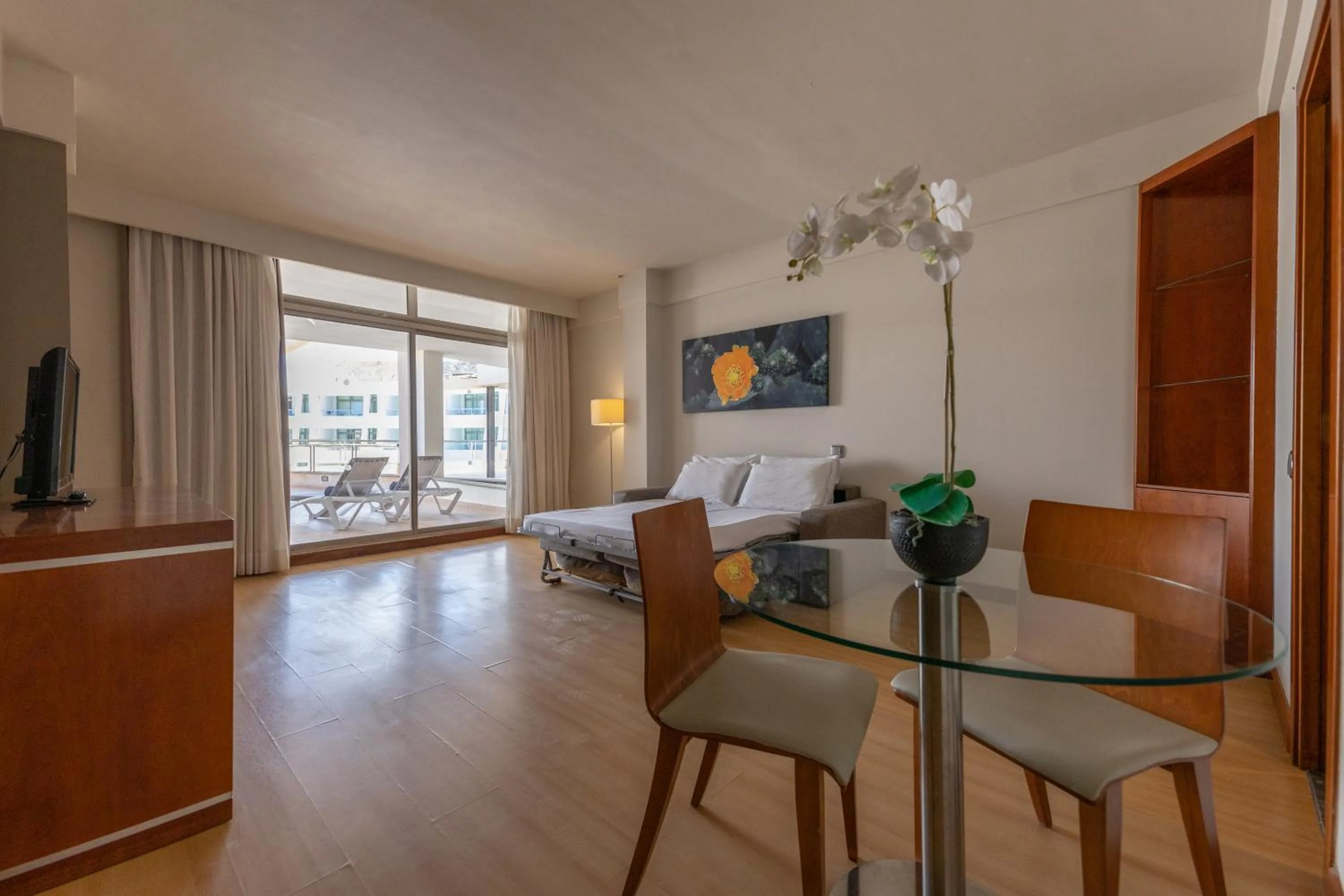 Bed in Eurostars Las Salinas