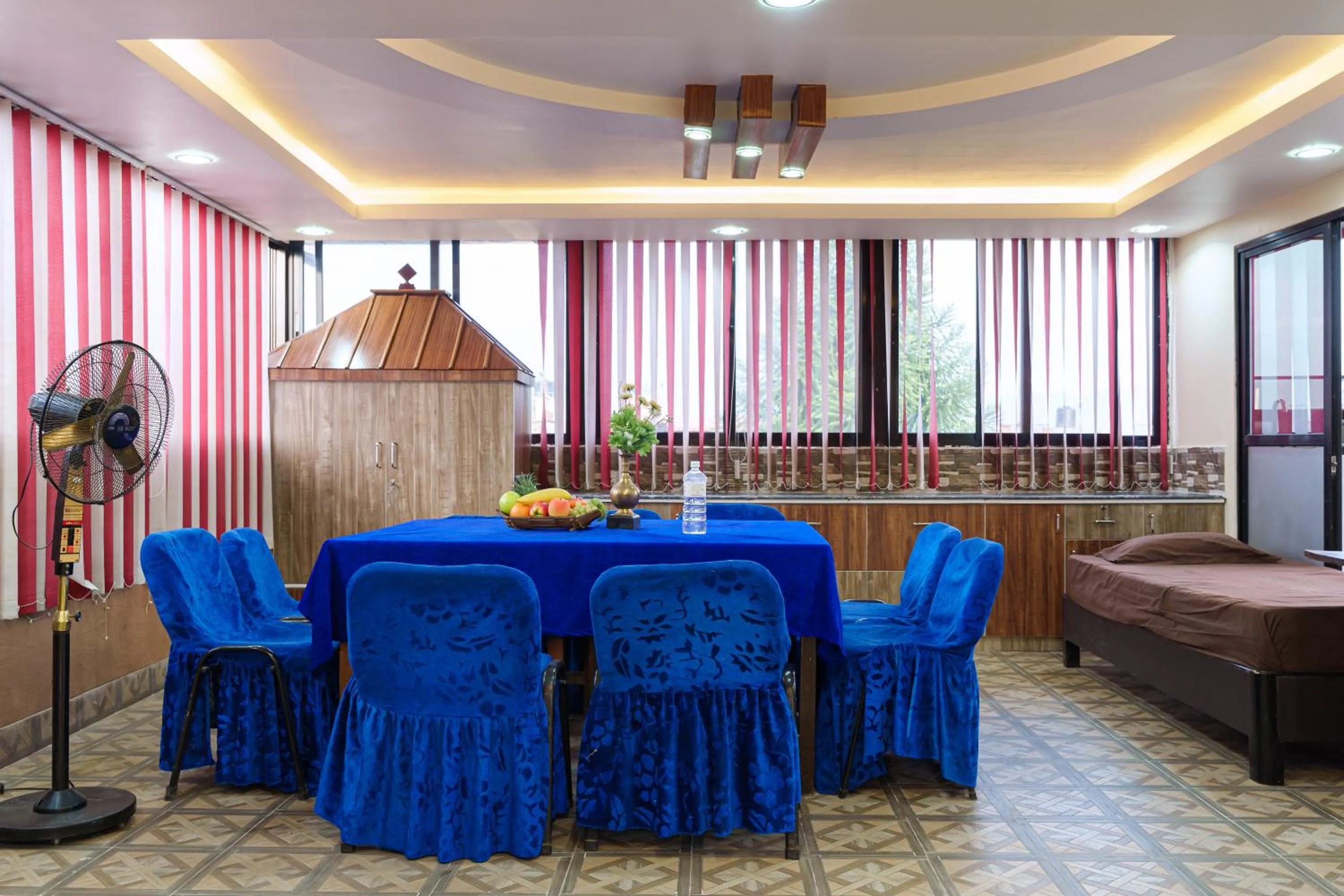 Seating area in Sweet Inn