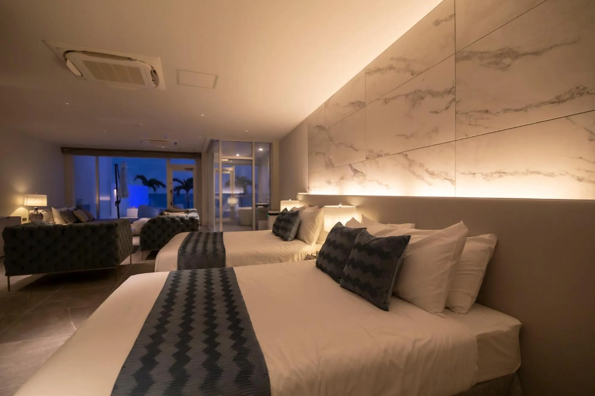 Bed in Ronsard Resort IRABU