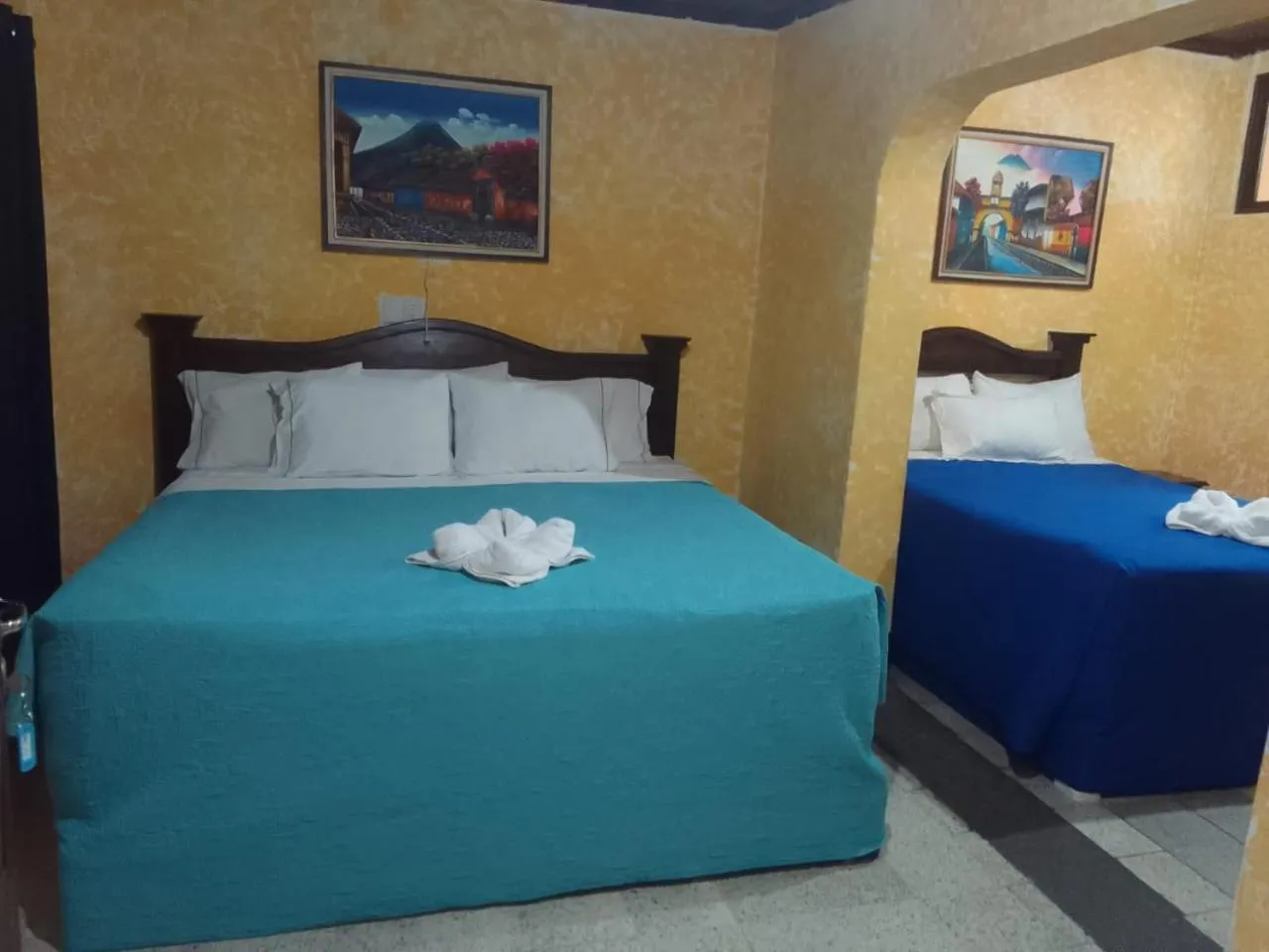 Bed in Hotel San Sebastián