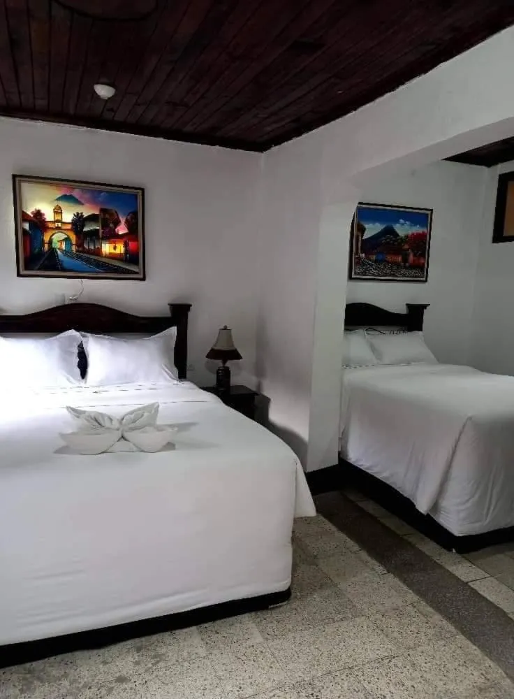 Bed in Hotel San Sebastián