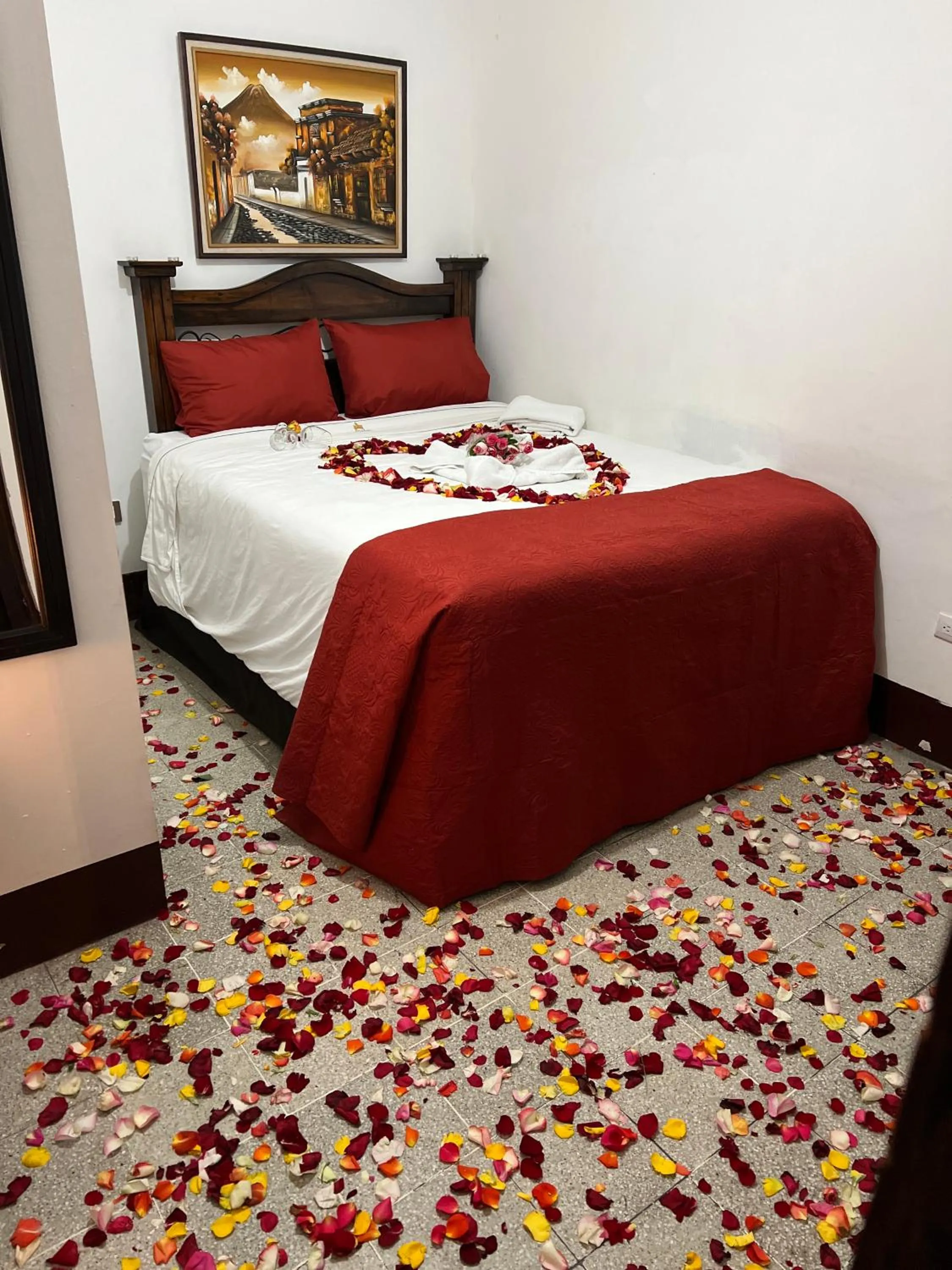 Bed in Hotel San Sebastián