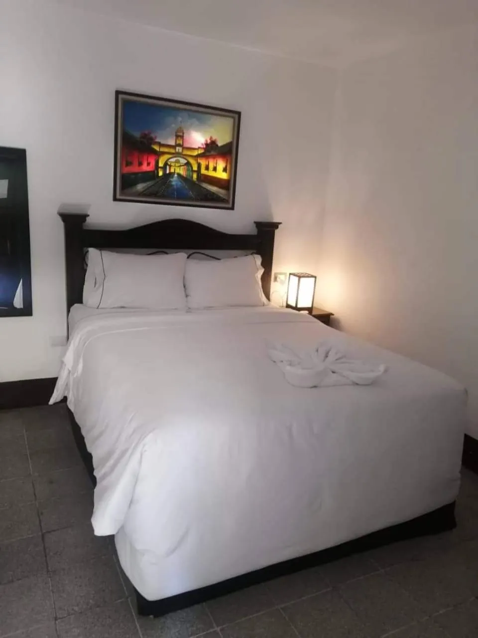 Bed in Hotel San Sebastián