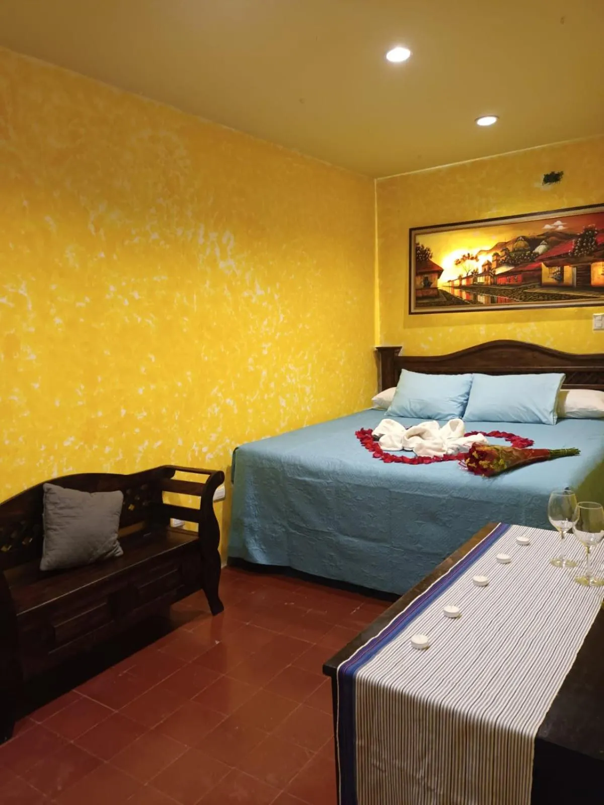 Bed in Hotel San Sebastián