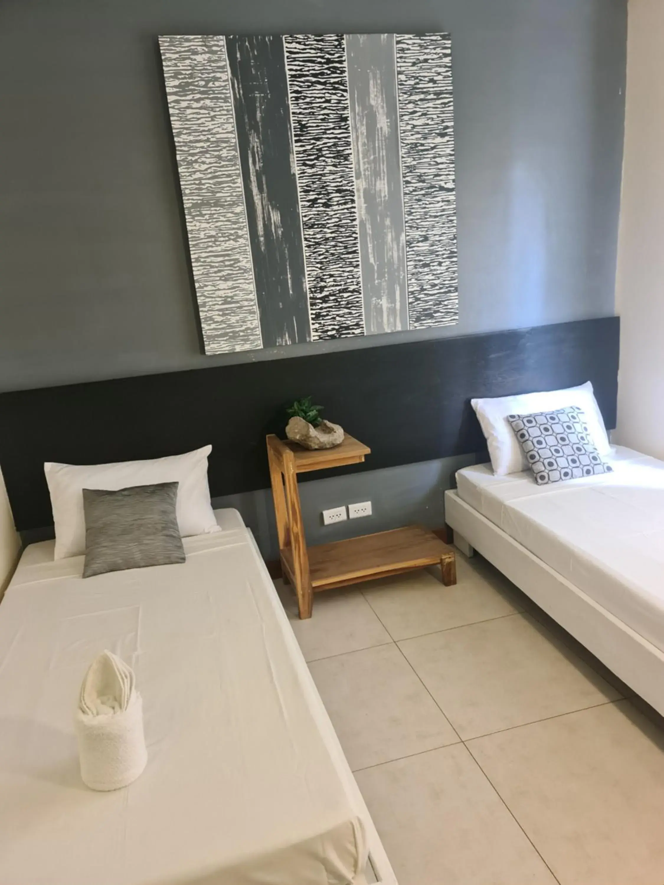 Twin Room with Private Bathroom in Coron town travellers inn Twin Room with Private Bathroom in Coron town travellers inn