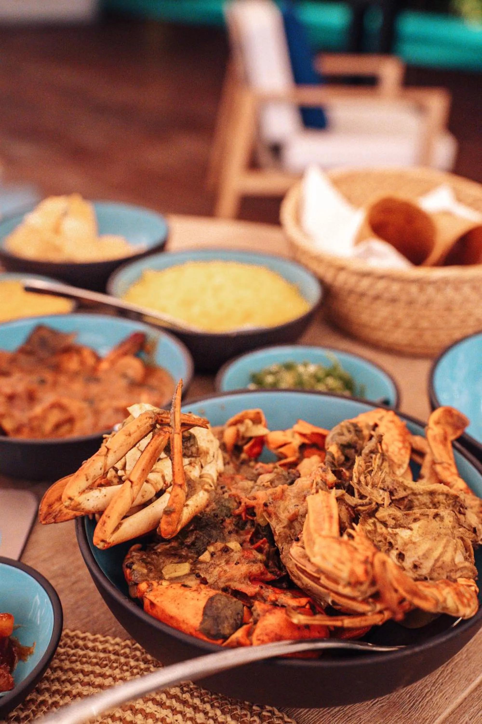 Food close-up in Ahu Bay