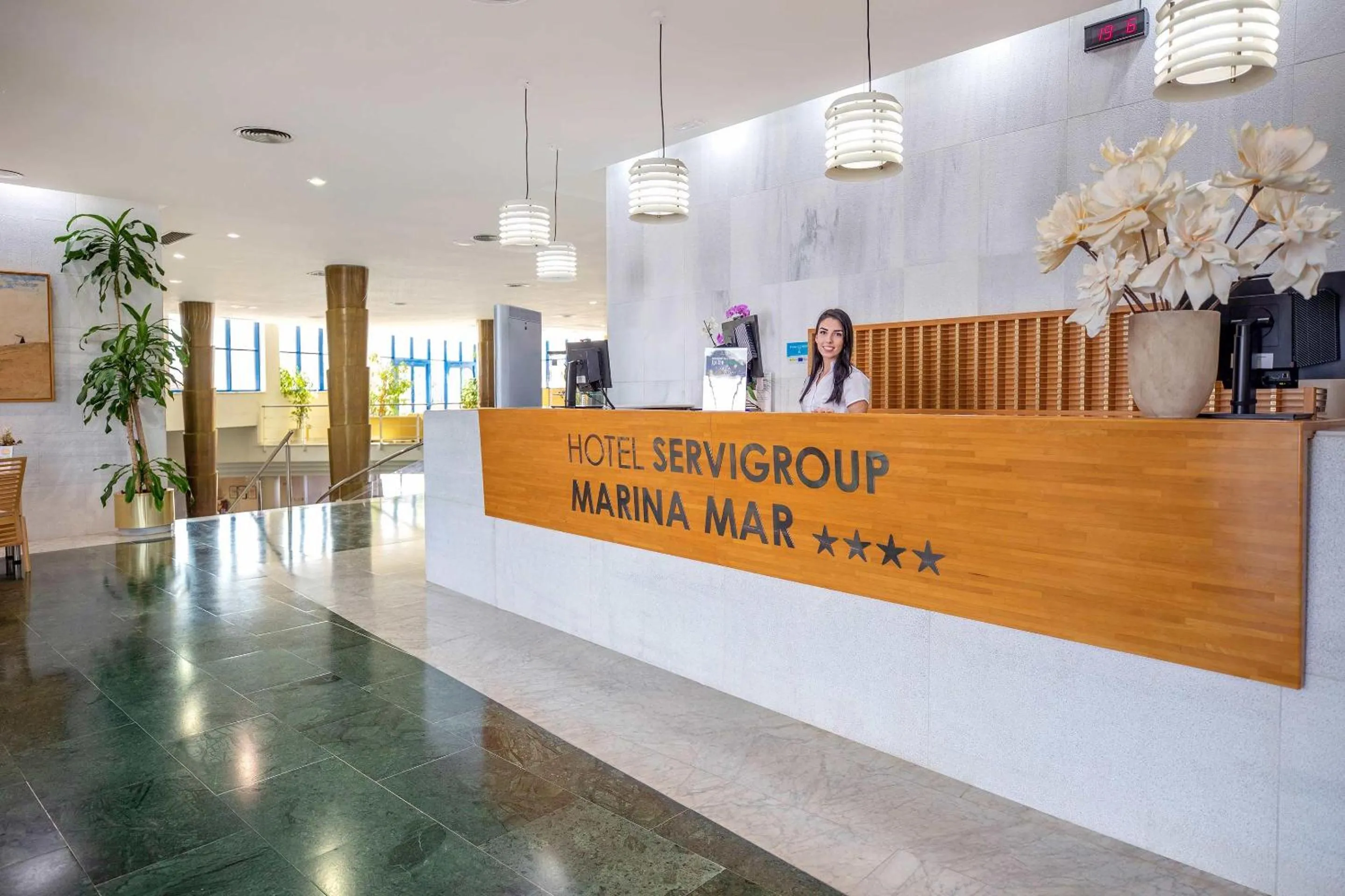 Lobby or reception in Hotel Servigroup Marina Mar