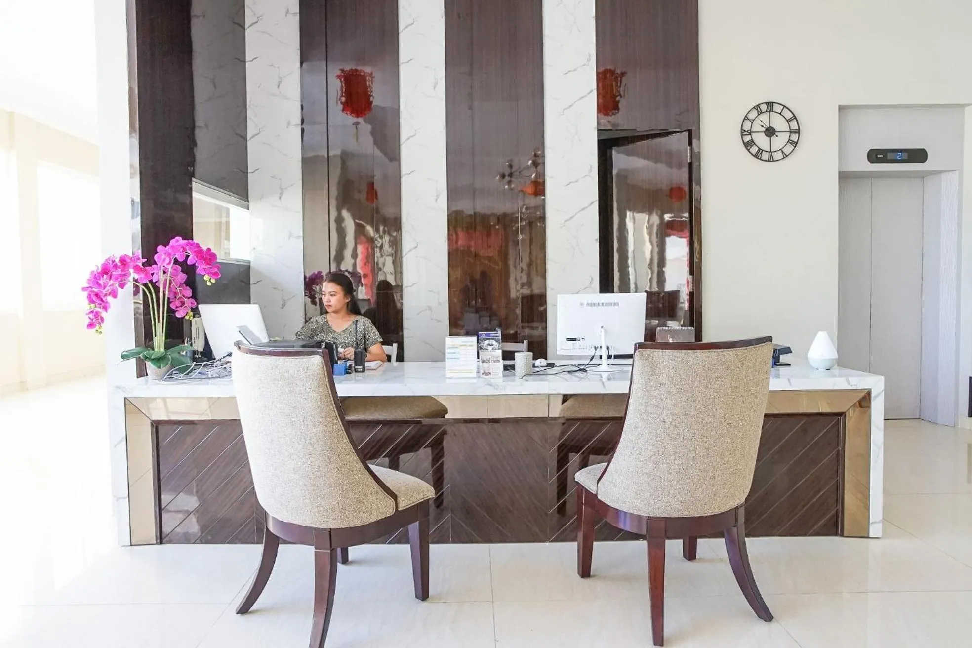 Lobby or reception in Hotel Villa Emitta