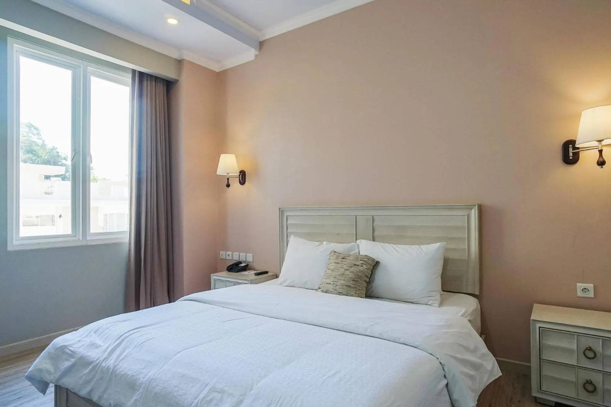 Bed in Hotel Villa Emitta