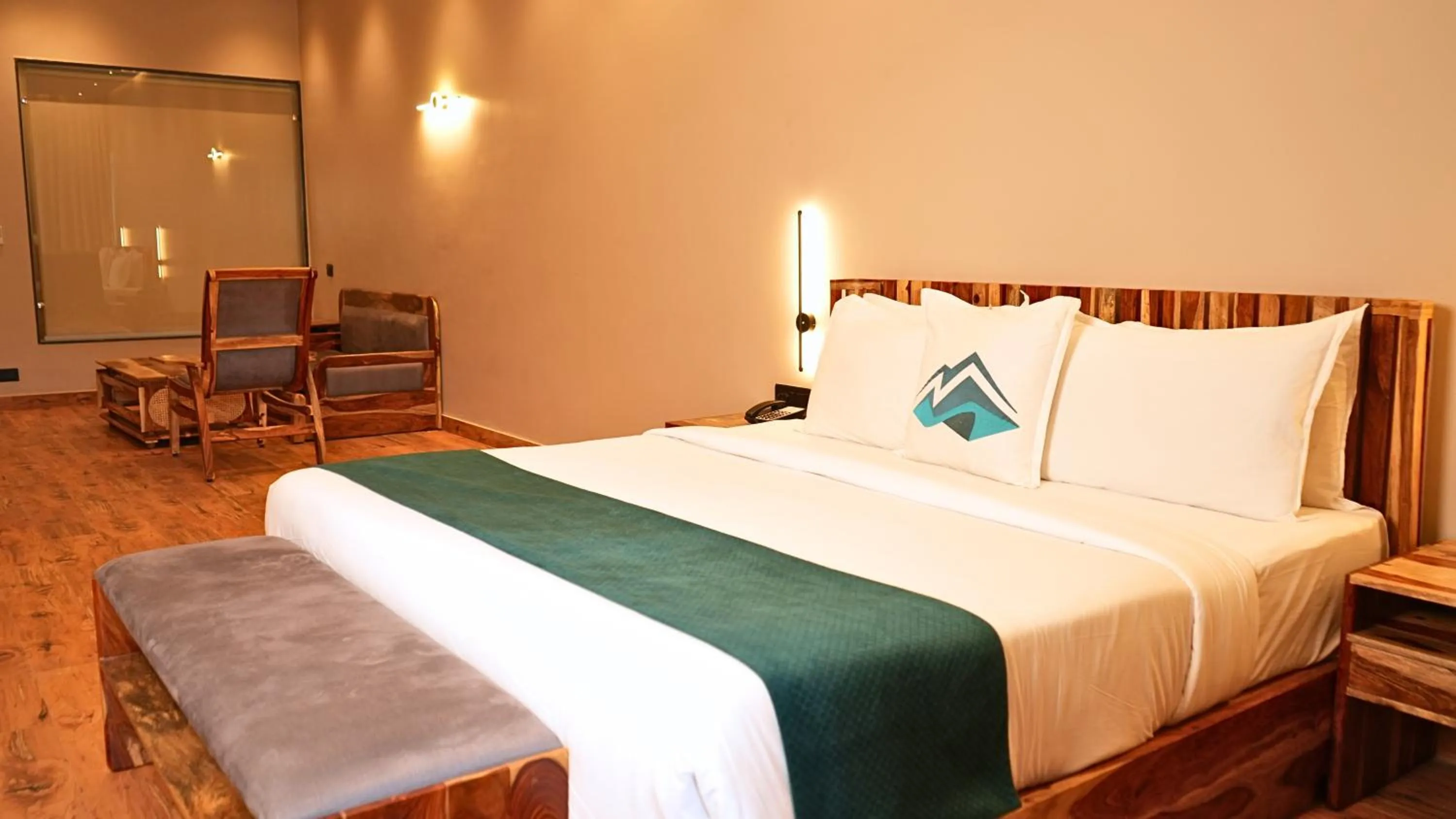 Bed in The Divine Hills Resort