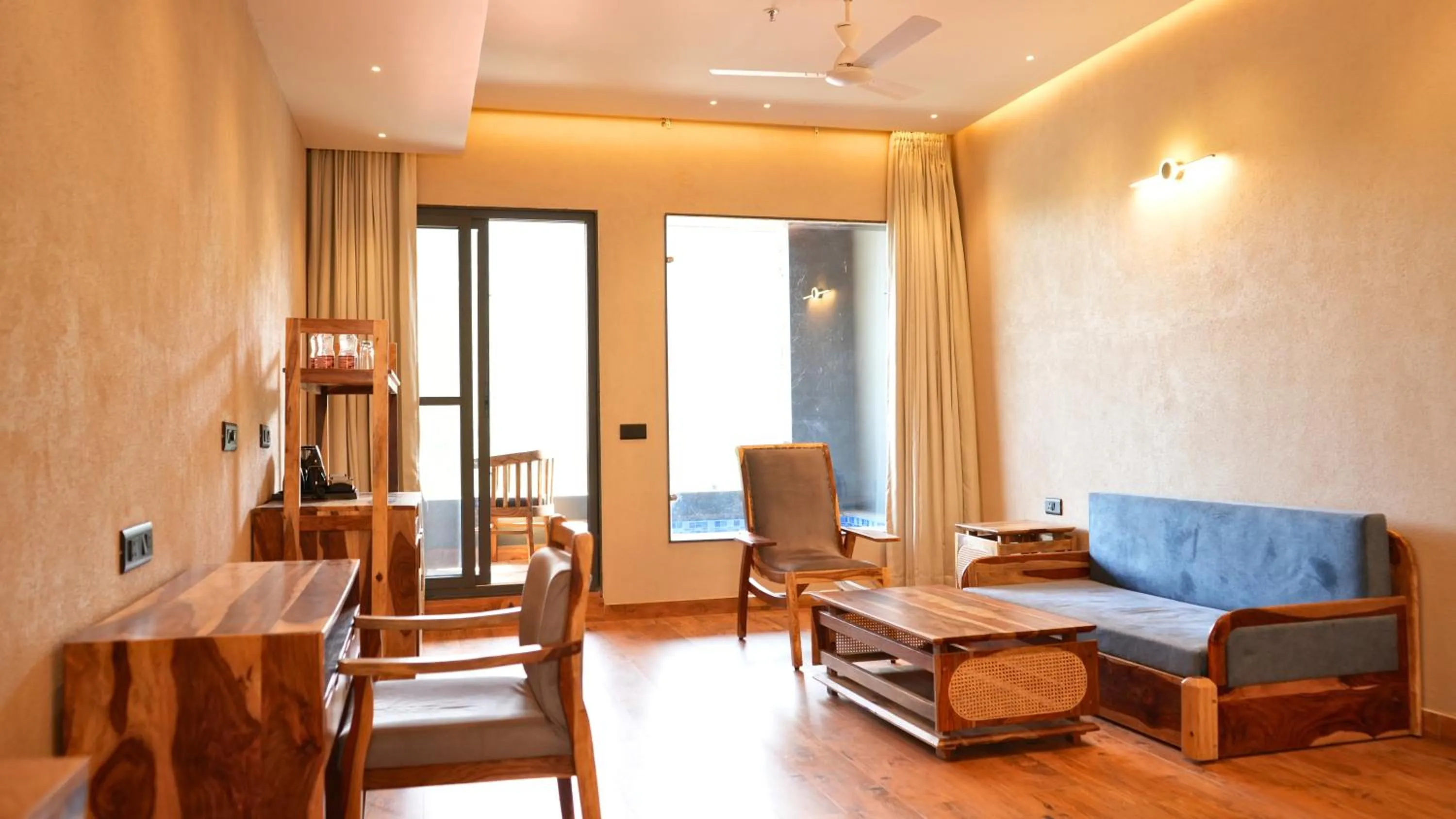 Seating area in The Divine Hills Resort