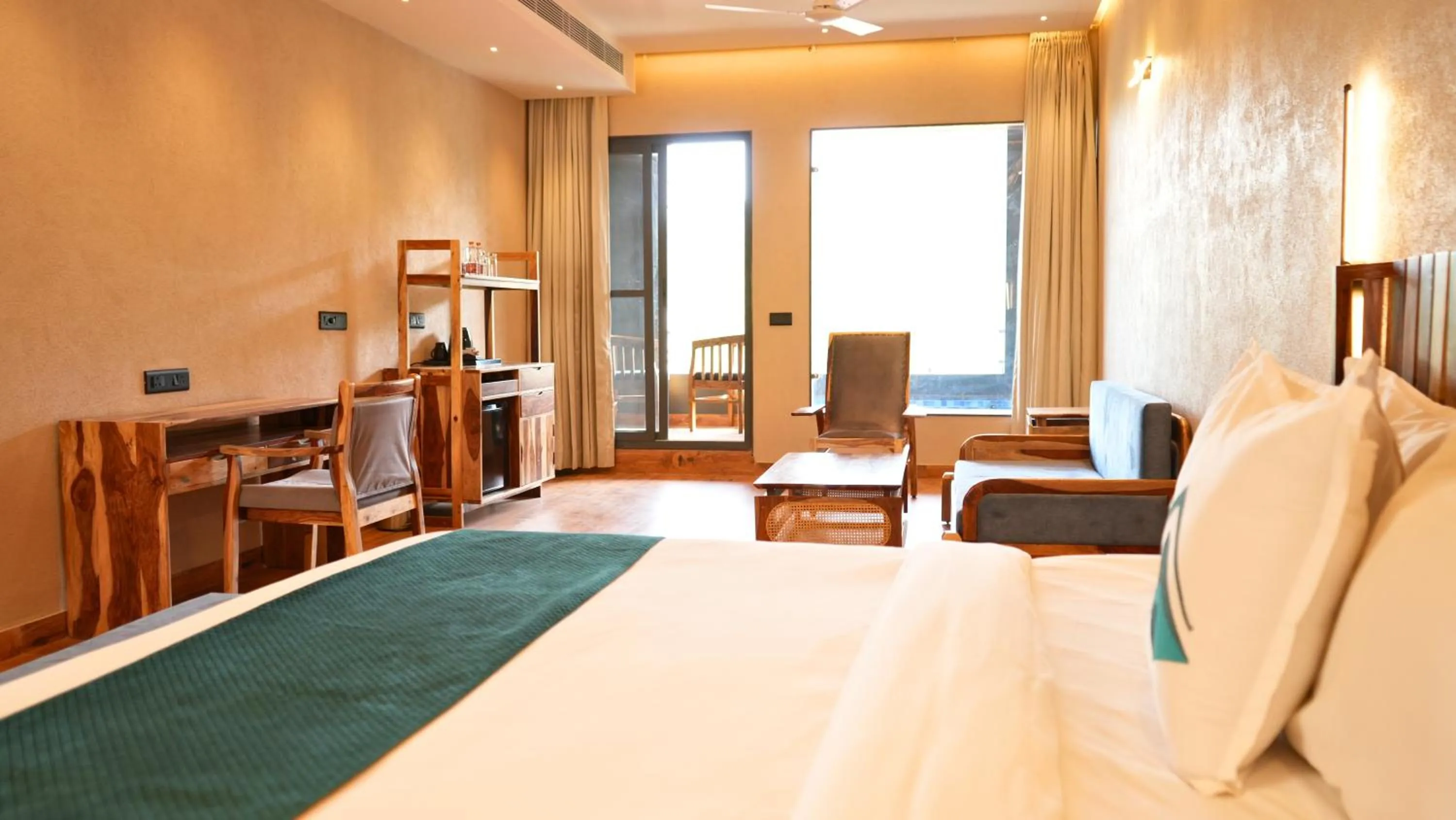 Bed in The Divine Hills Resort