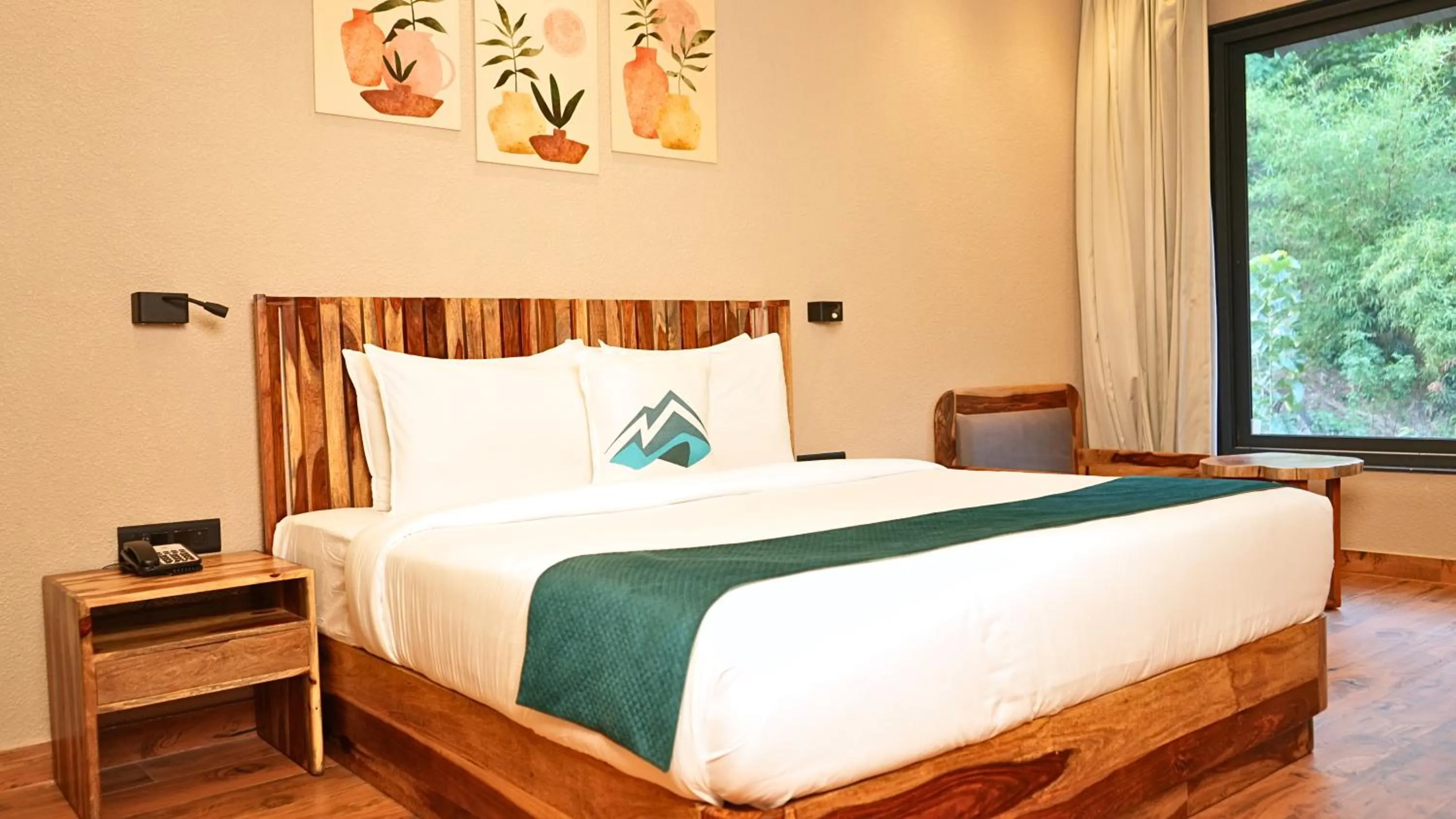 Bed in The Divine Hills Resort