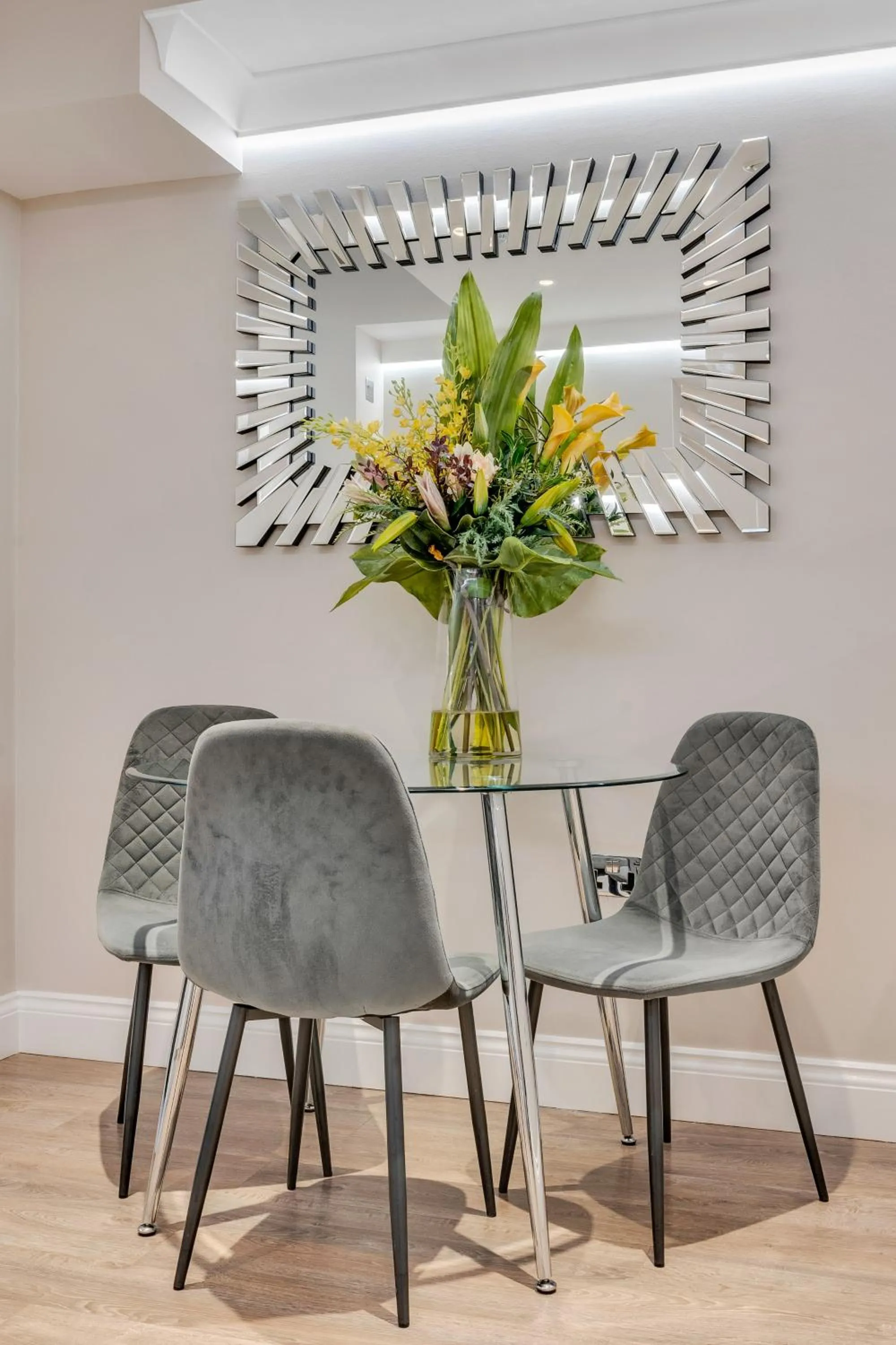 Seating area in Cleveland Residences Farringdon