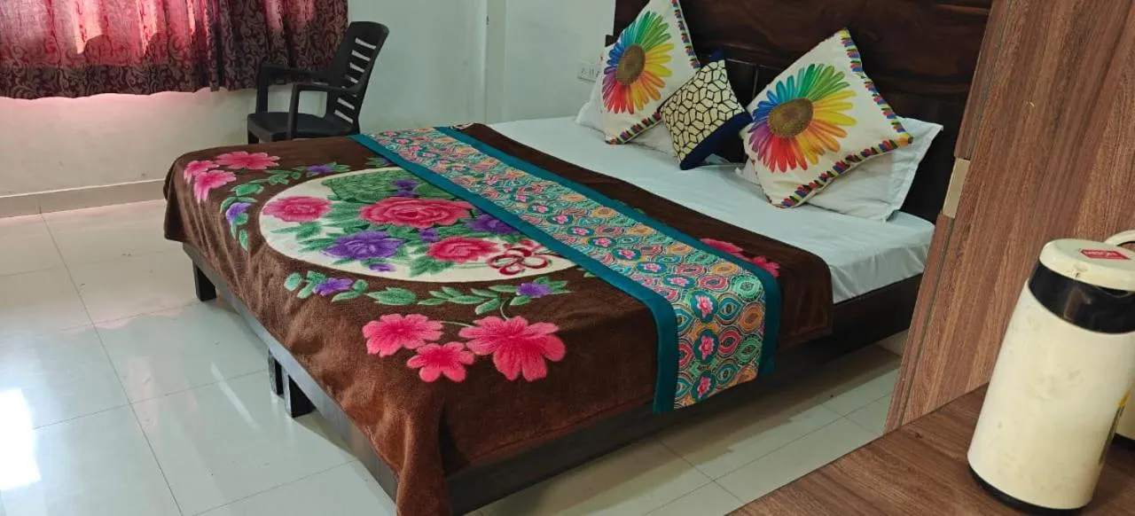 Bed in Hotel Raj Palace