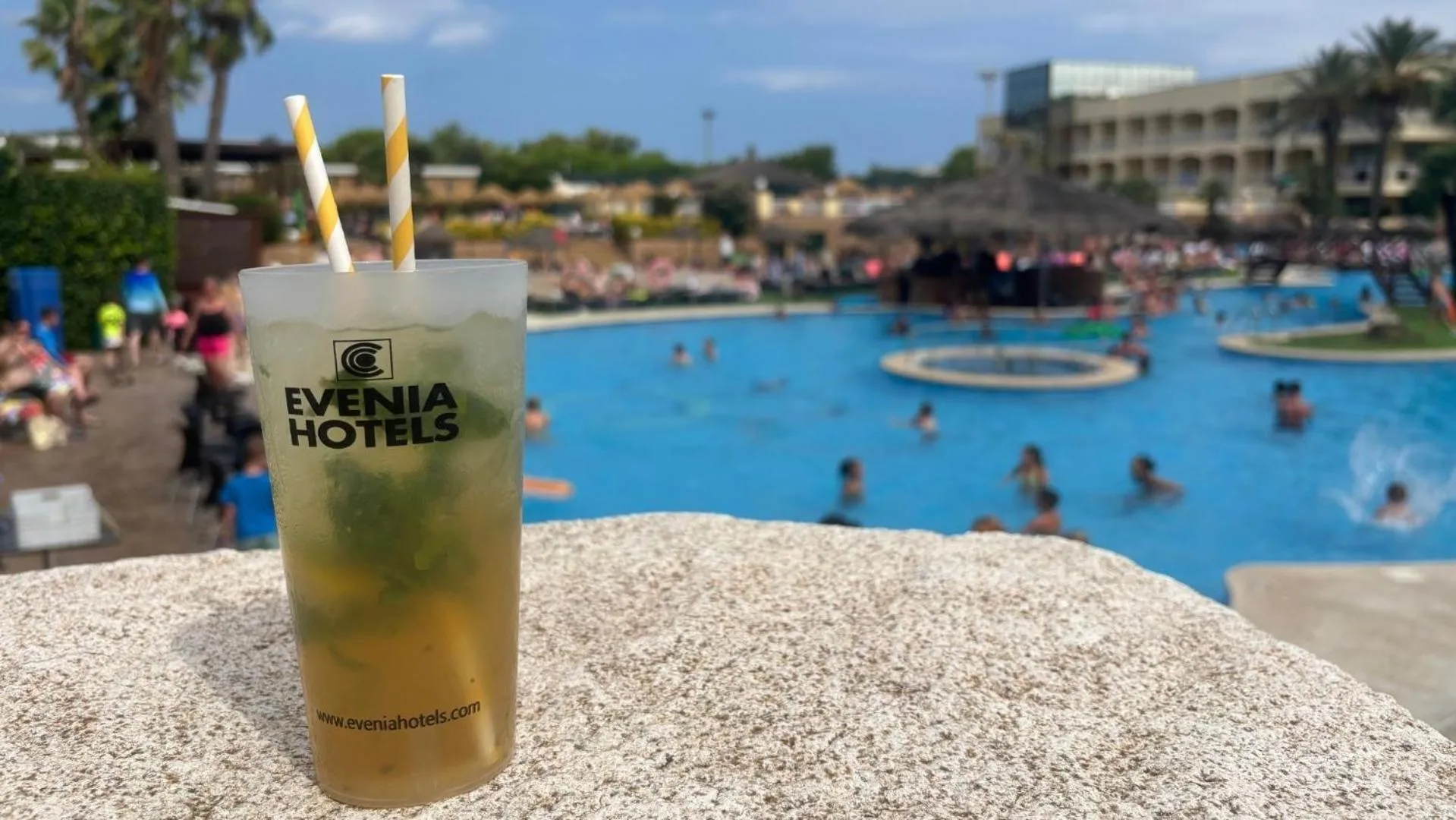 Swimming pool in Evenia Olympic Garden