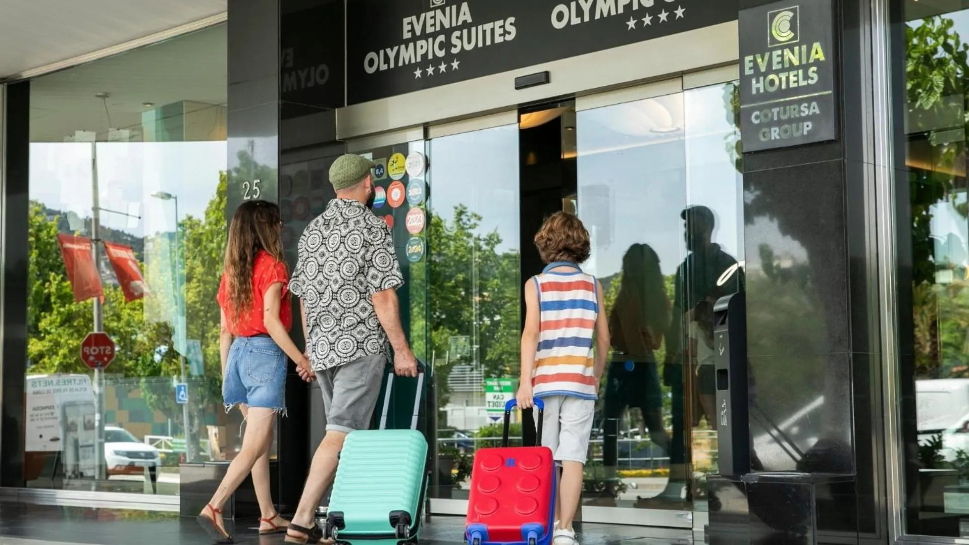 Property building in Evenia Olympic Suites