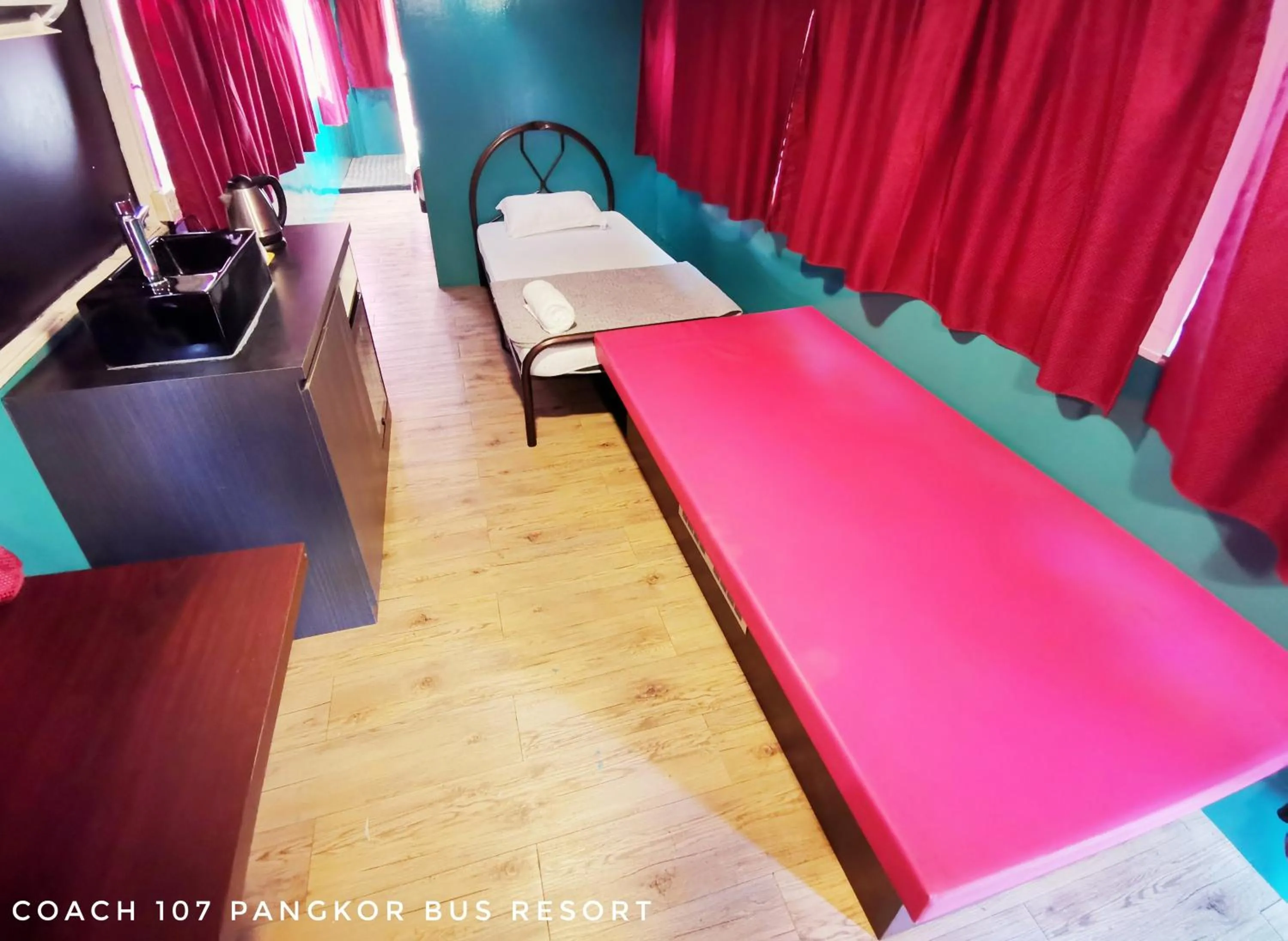 Bed in Pangkor Bus Resort by BESLA