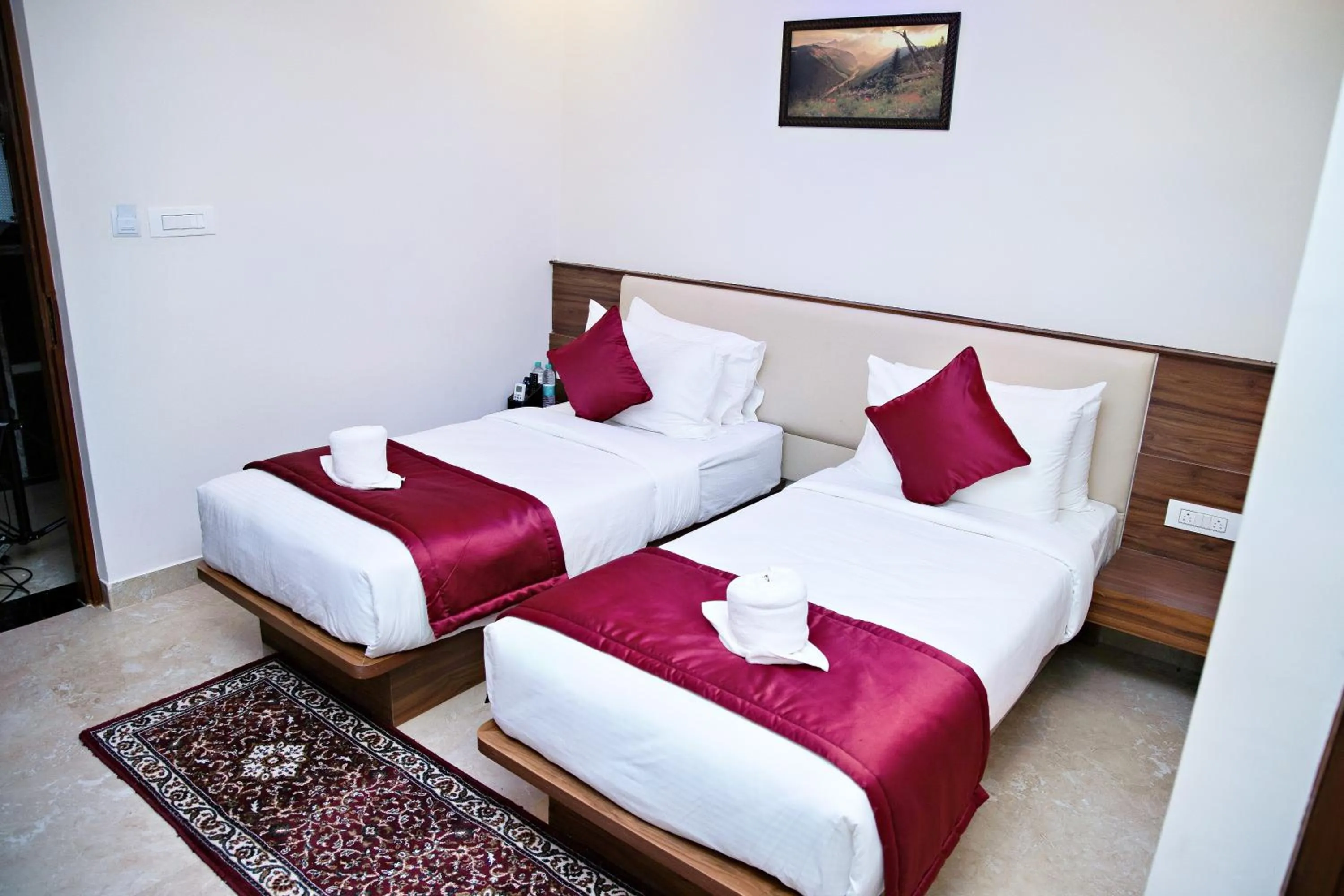 Photo of the whole room, Bed in Villa Grand Hotel Near Kempegowda International Airport