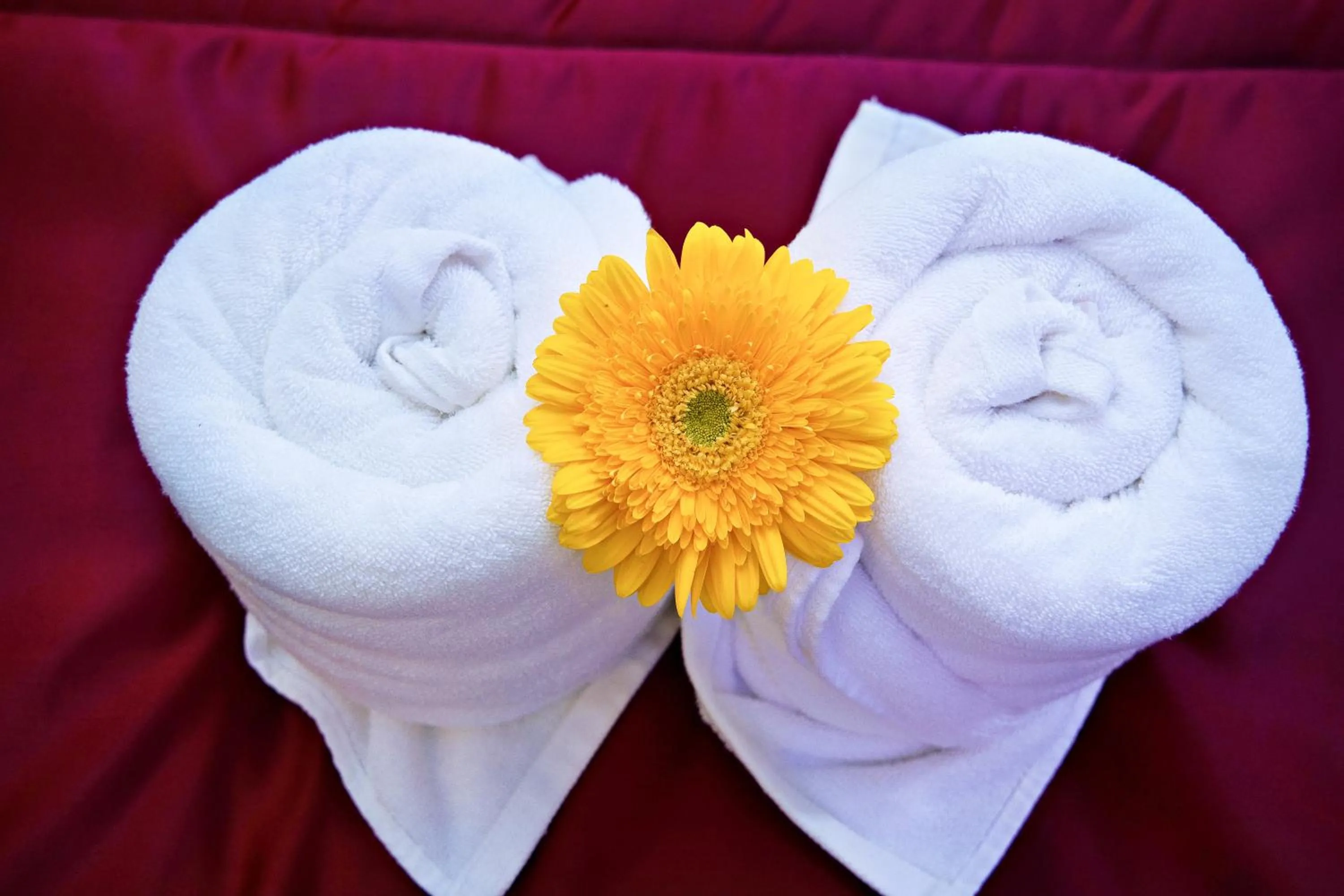 towels in Villa Grand Hotel Near Kempegowda International Airport