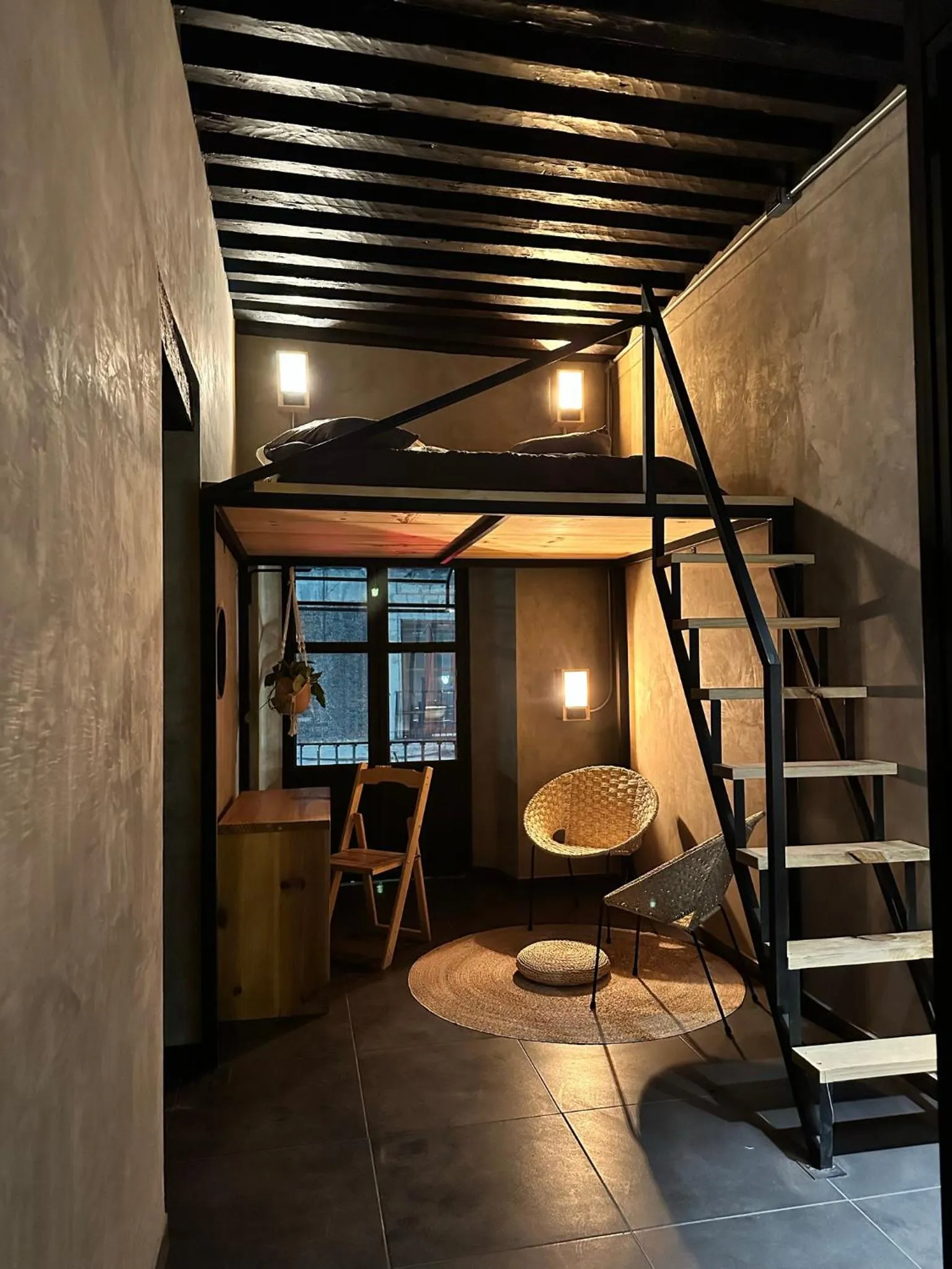 Living room in Casa Sabina Down Town Mexico City