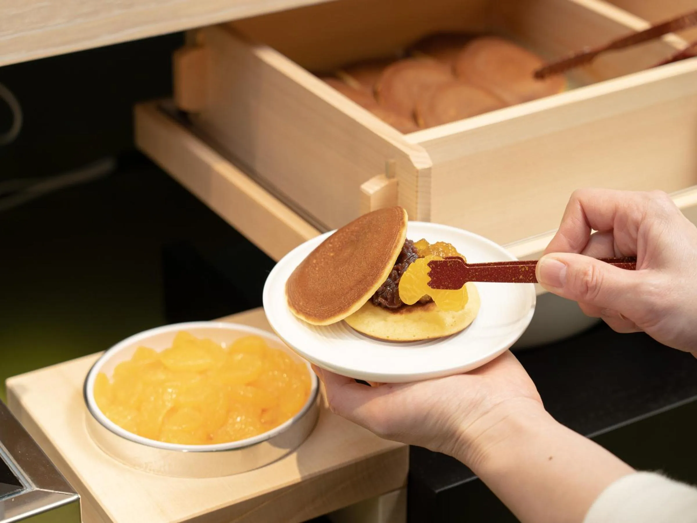 Breakfast in Vessel Inn Takadanobaba Station