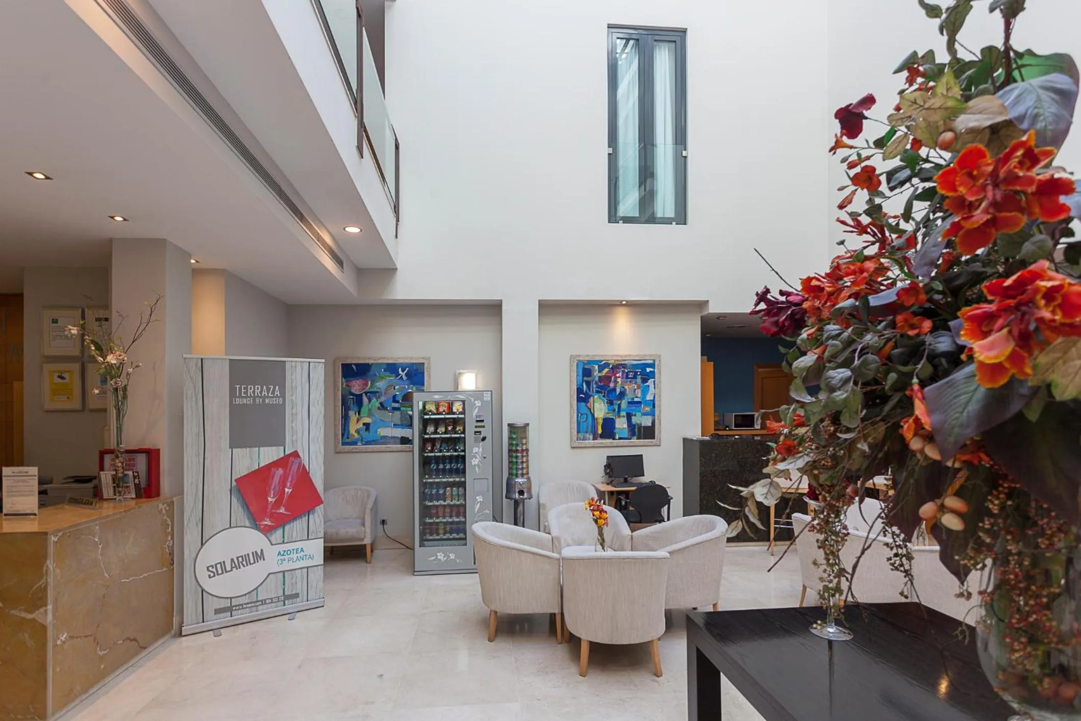 Lobby or reception in Hotel AACR Museo
