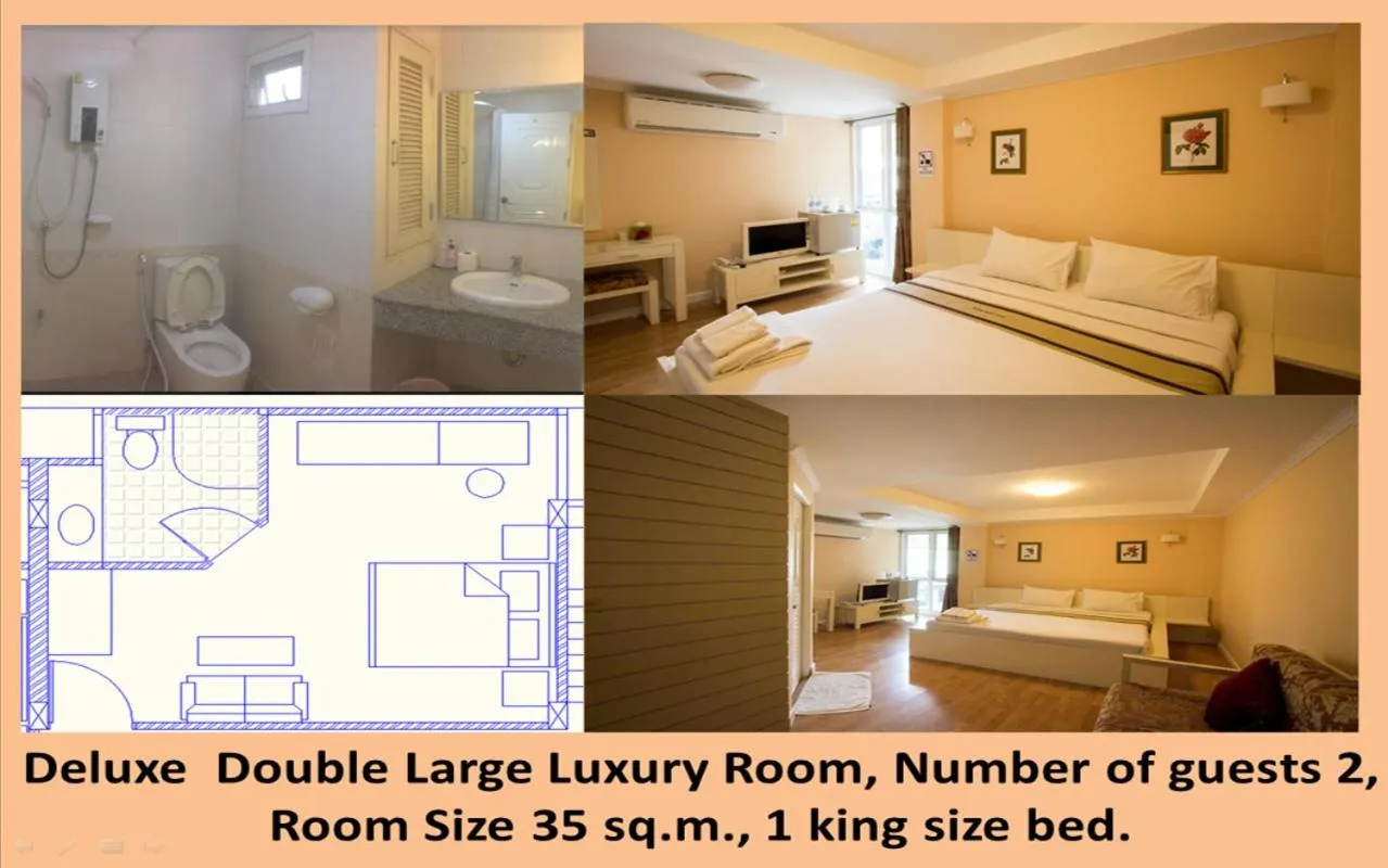 Photo of the whole room, Bed in Triple Palms House