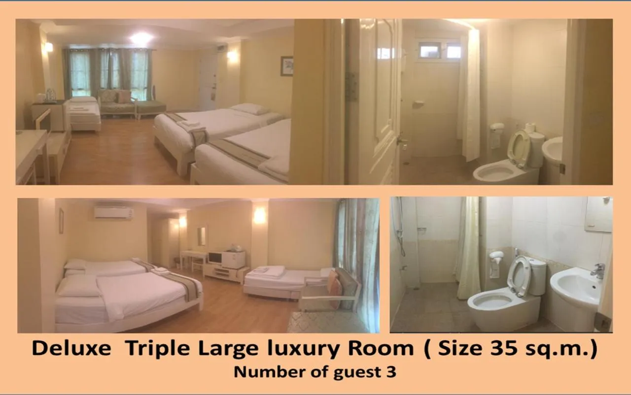 Deluxe Triple Room in Triple Palms House