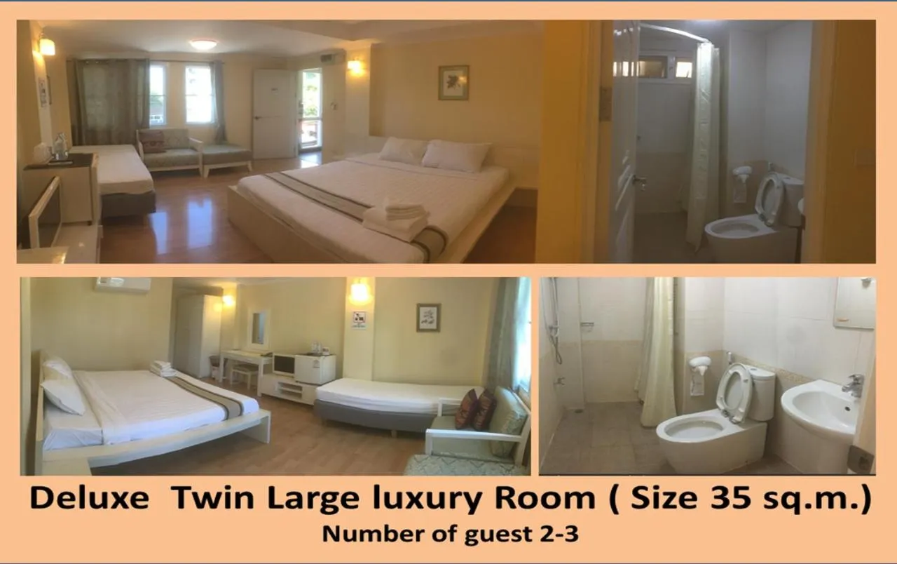 Deluxe Twin Room in Triple Palms House