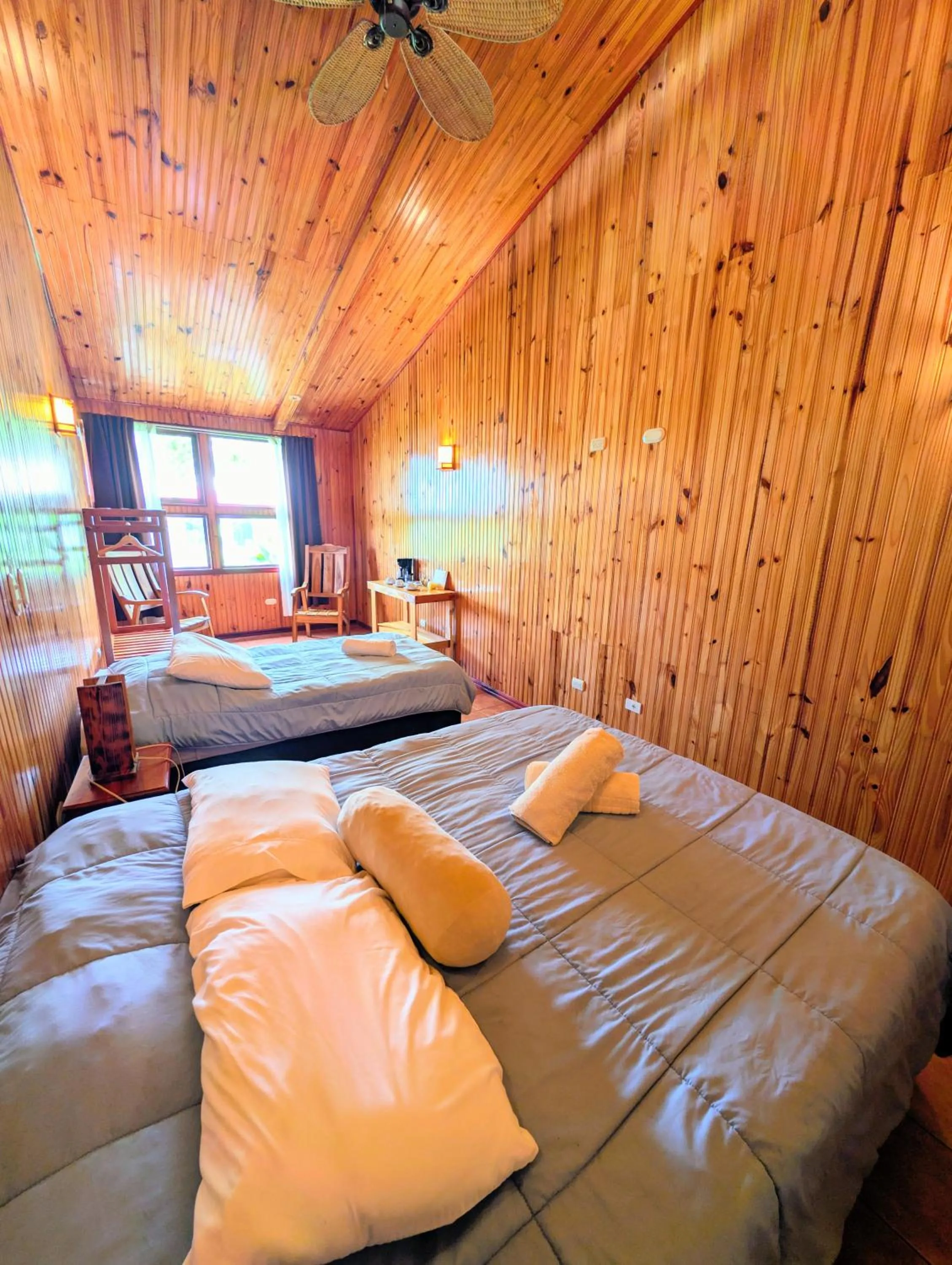 Bed in Miztli Lodge & Adventure