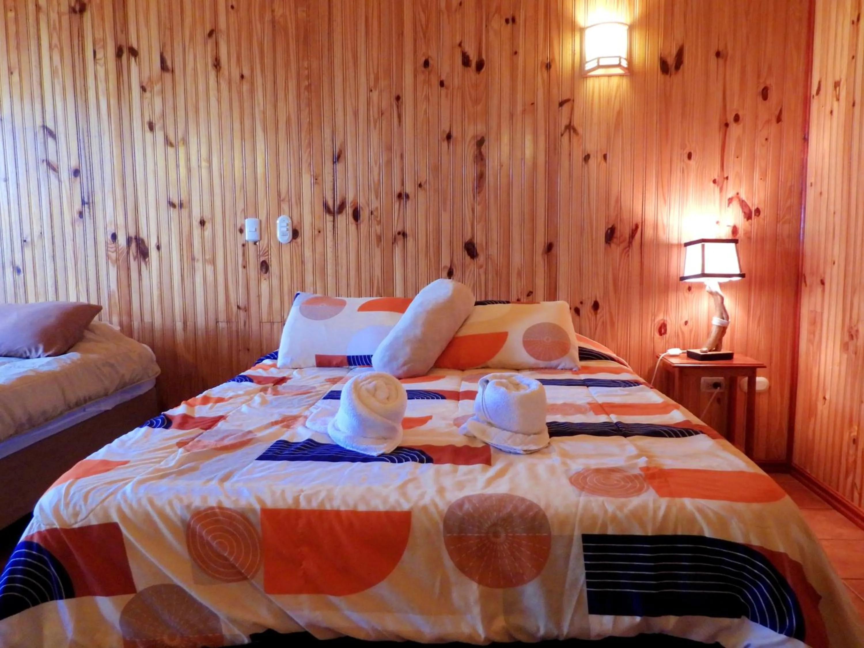 Bed in Miztli Lodge & Adventure
