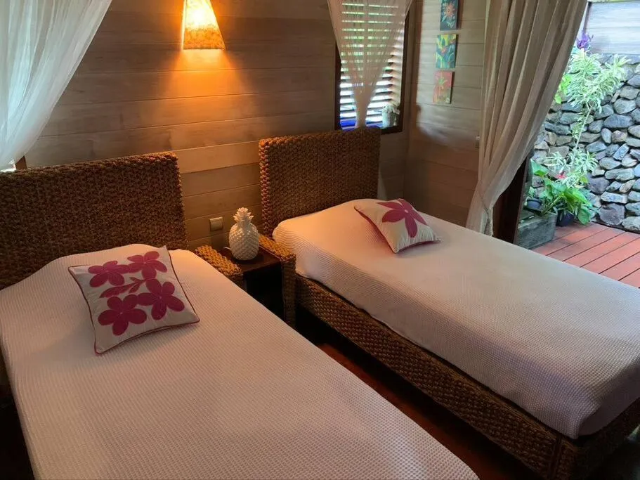 Bed in Villa Moana