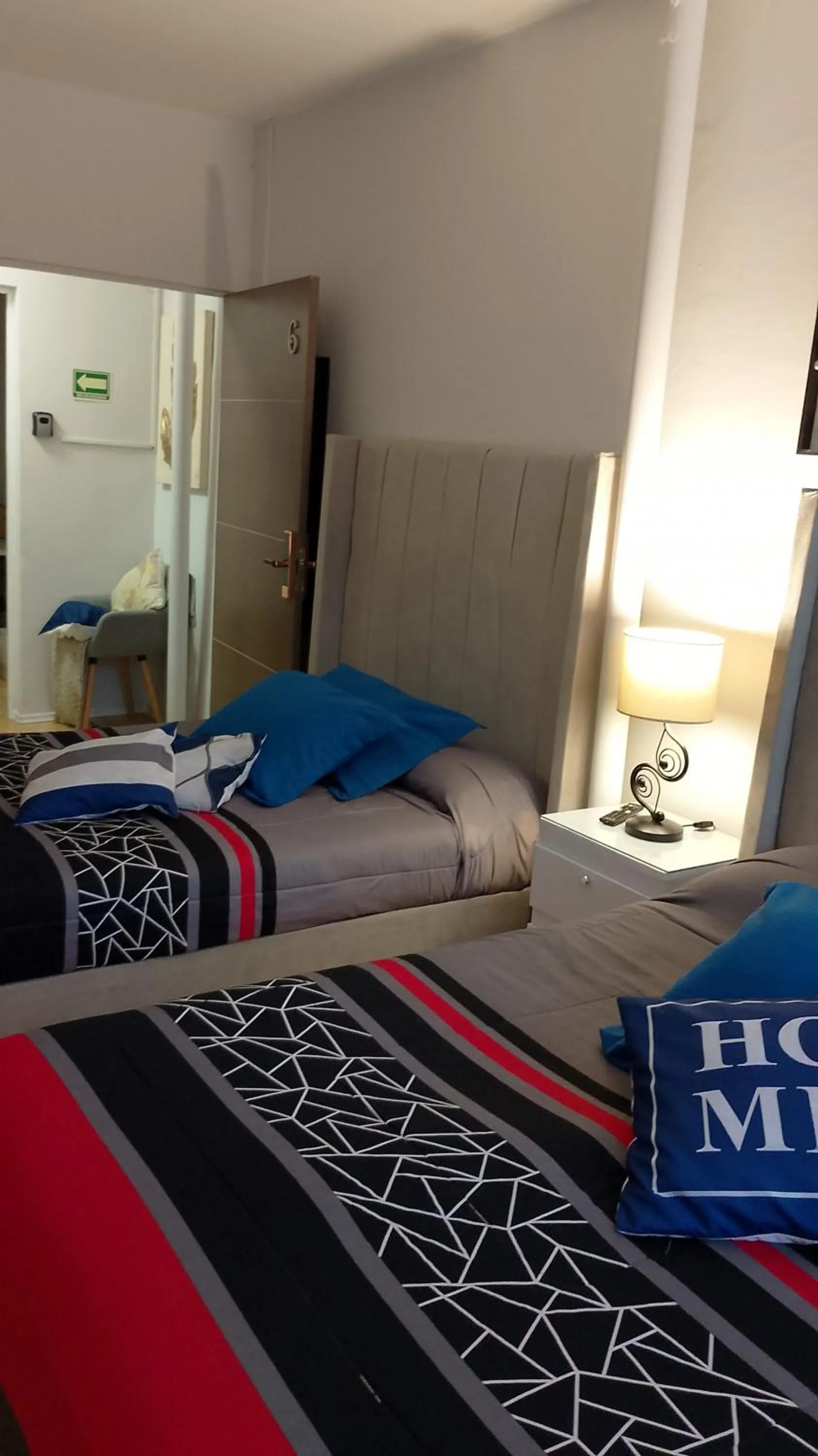 Bedroom, Bed in Habitaciones Narvarte Del Valle