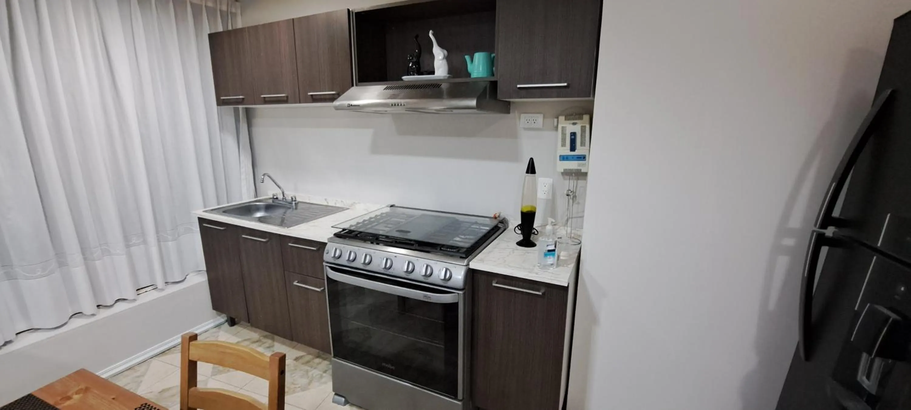 stove in Habitaciones Narvarte Del Valle