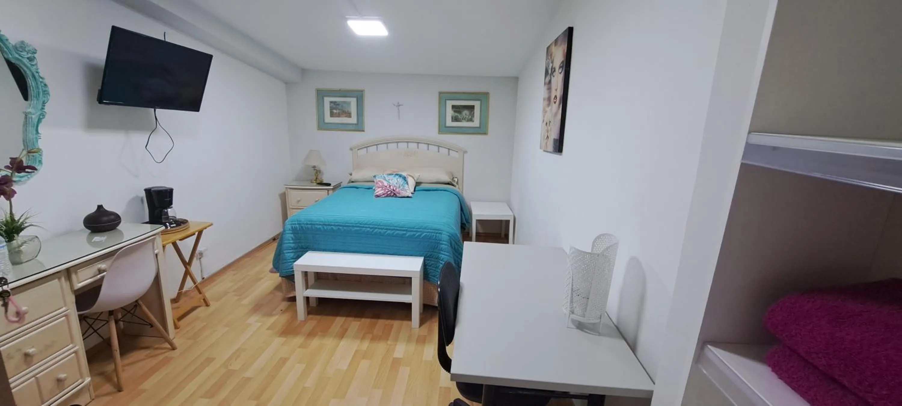 Bed in Habitaciones Narvarte Del Valle