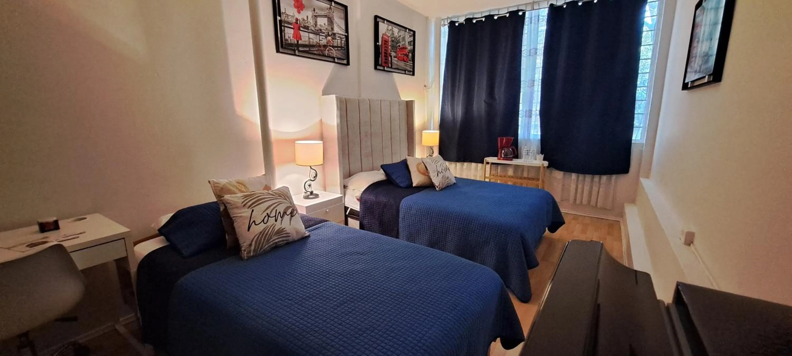 Bed in Habitaciones Narvarte Del Valle