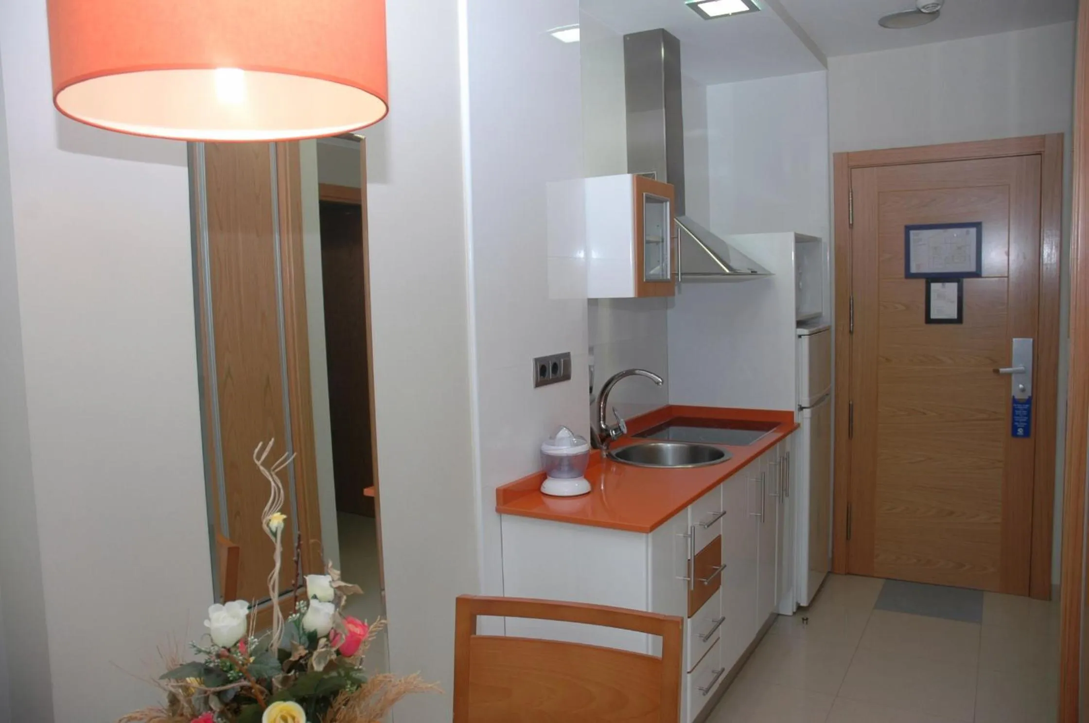 Kitchen or kitchenette in Aparthotel Bahía