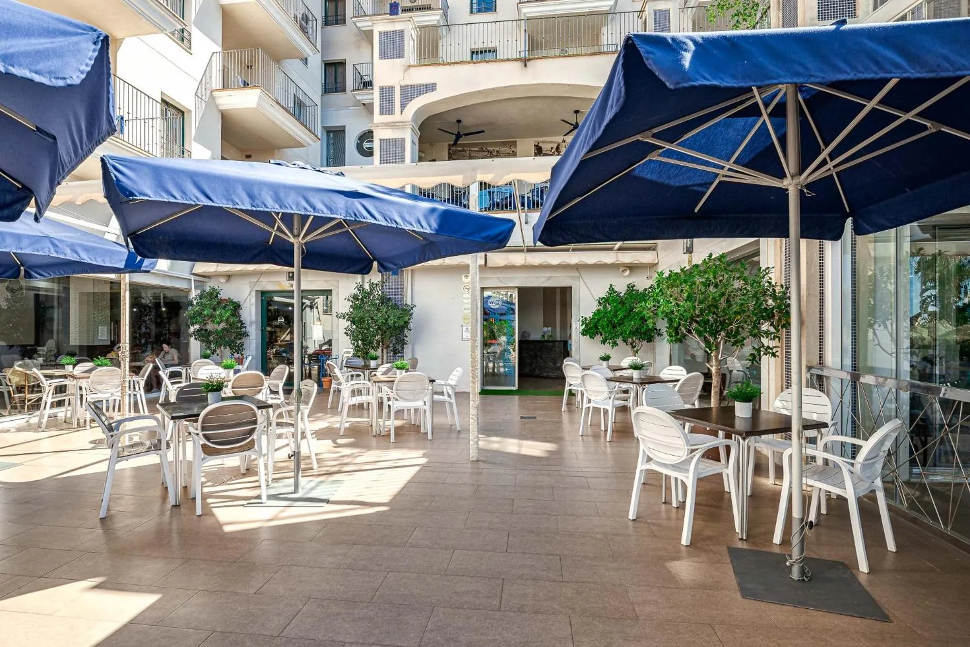 Patio in Benalmadena Palace Spa
