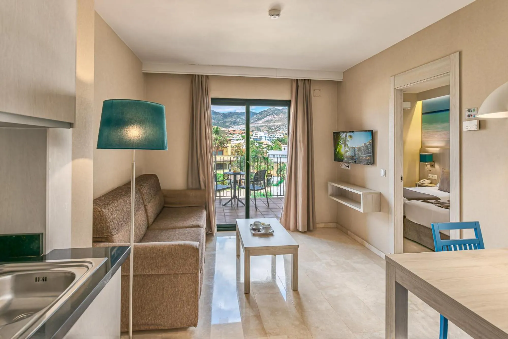 Mountain view, Bed in Benalmadena Palace Spa