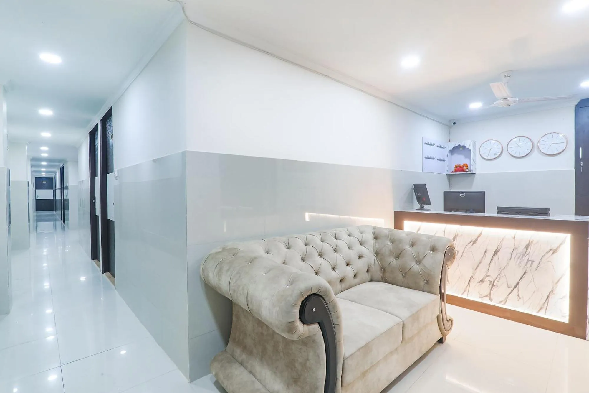 Lobby or reception in FabHotel Shyam Inn