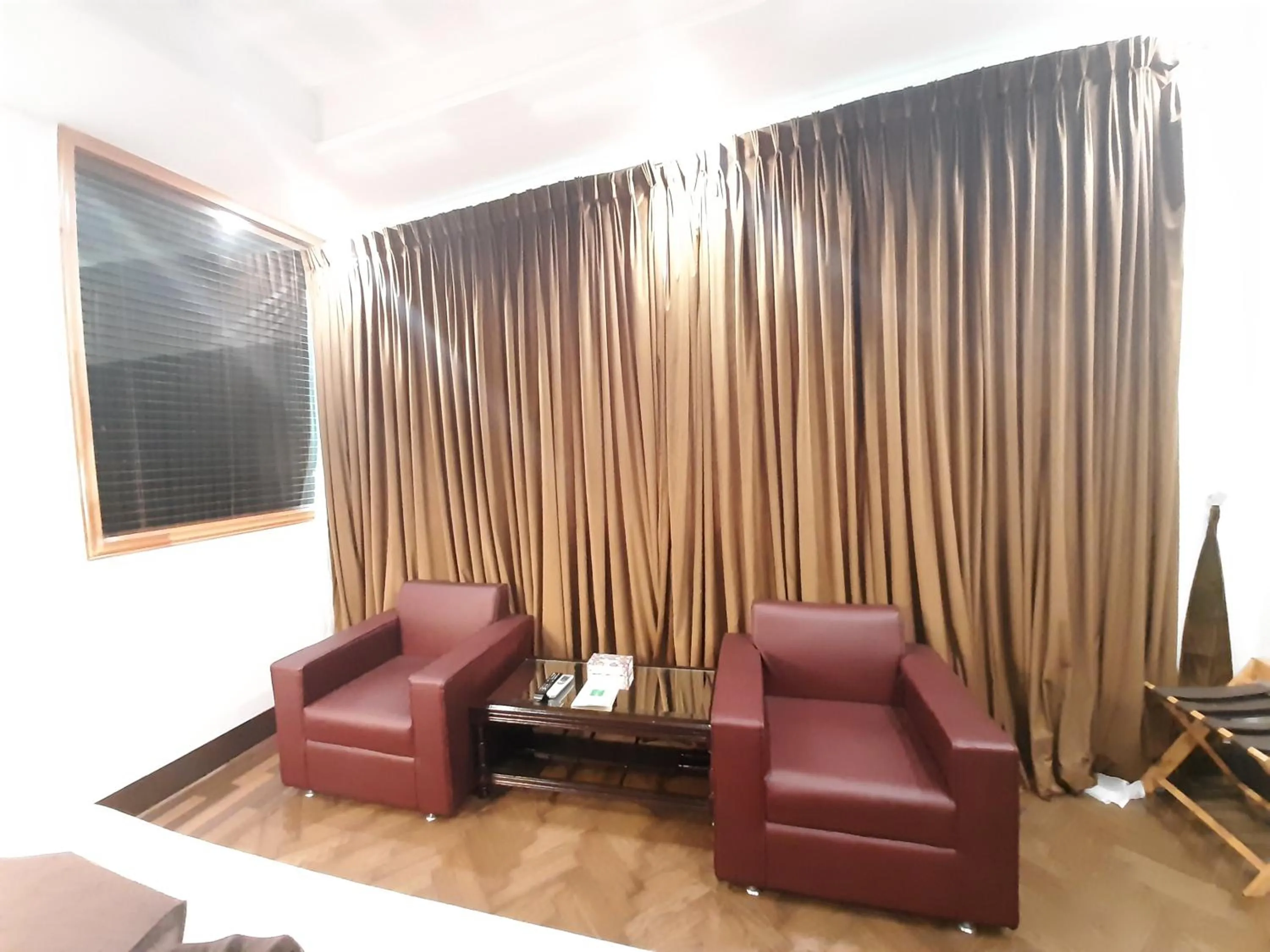 Seating area in Lawrence View Hotel, Lahore