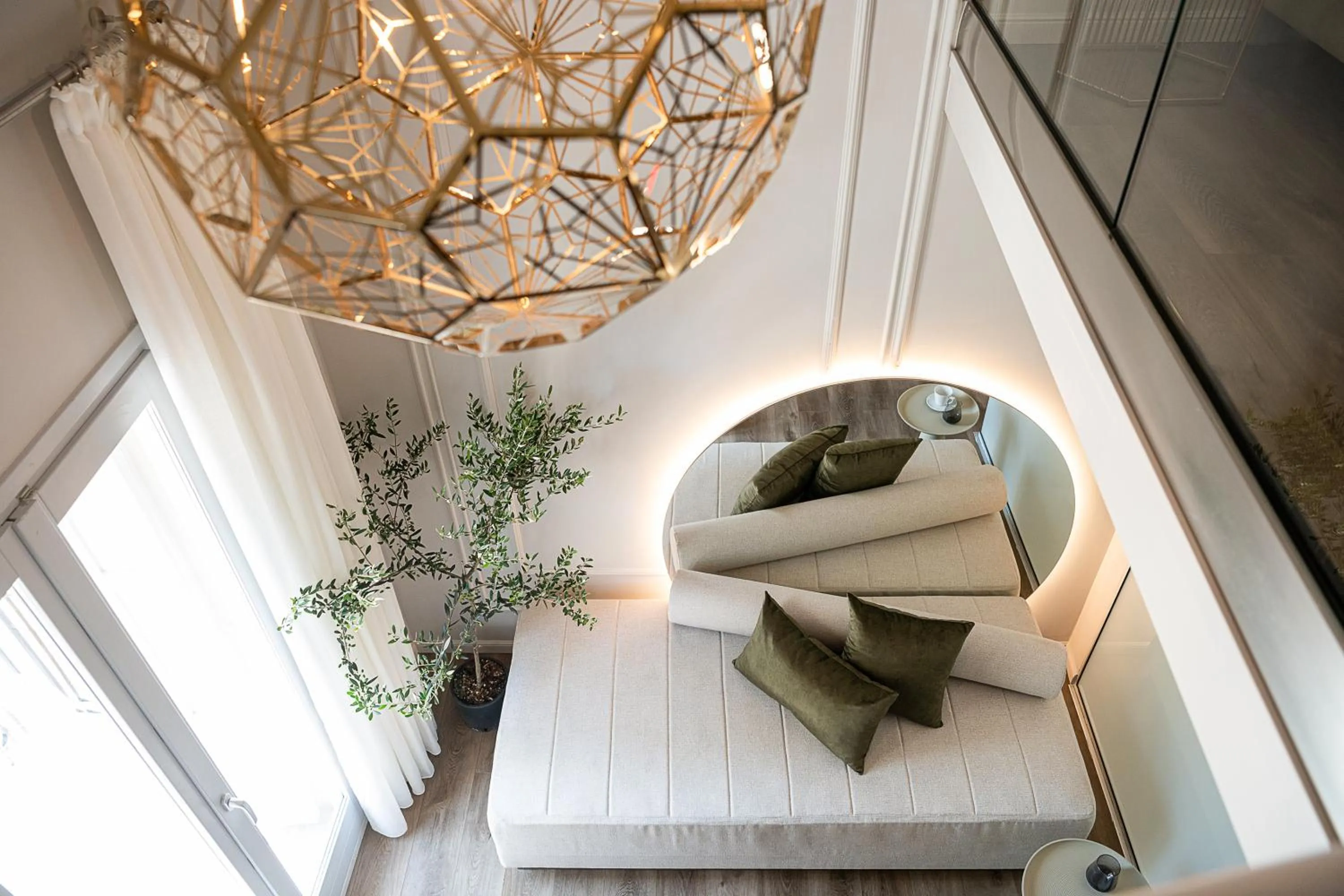 Seating area in Elia Erato