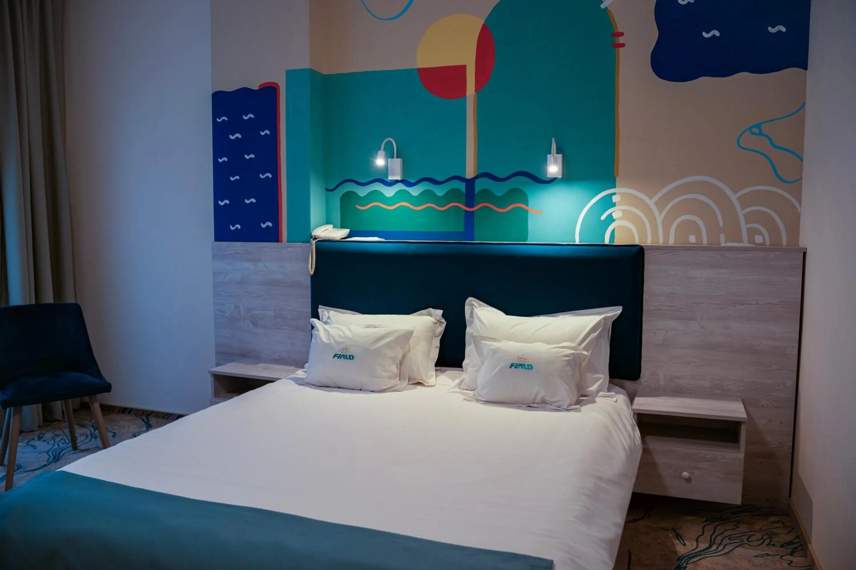 Bed in Fiald Hotel & Spa