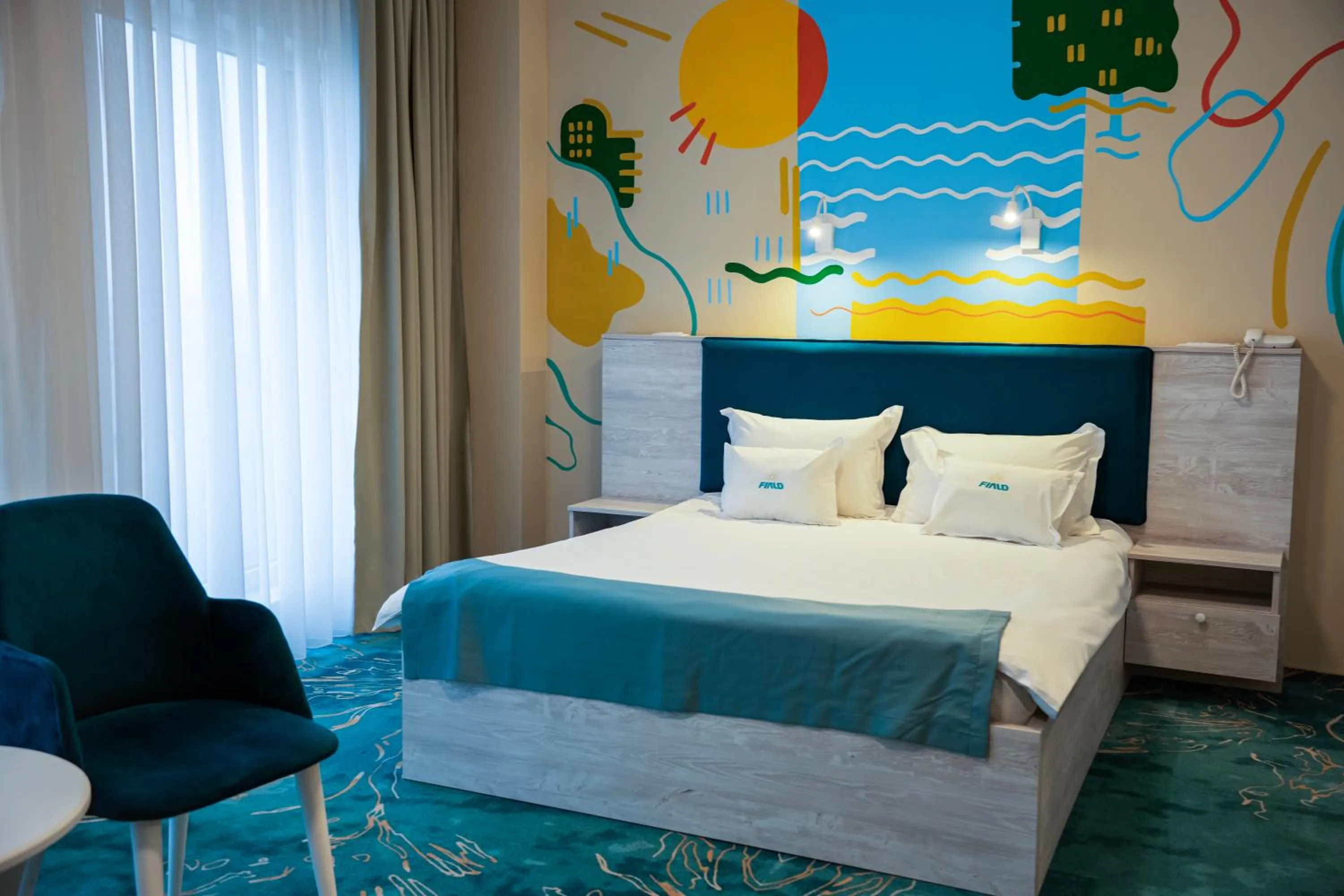 Bed in Fiald Hotel & Spa