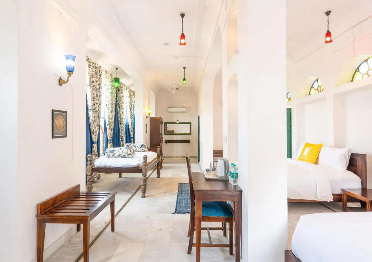 Bedroom, Bed in Bloom Boutique l Chelon Haveli